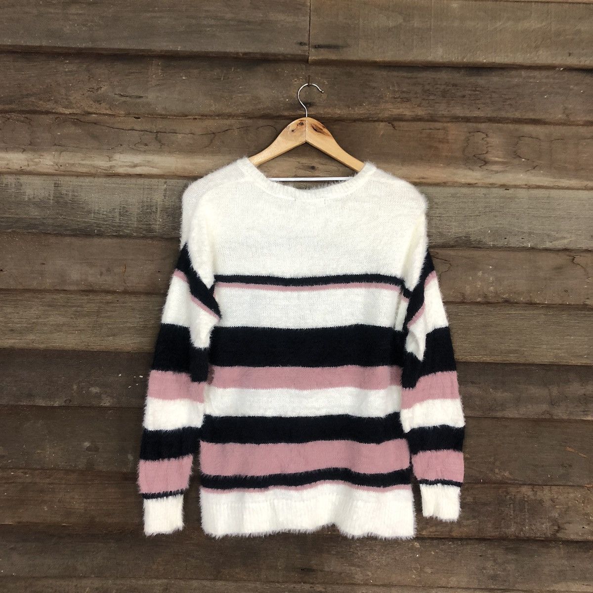 Homespun Knitwear DL Ingni Multicolor Mohair Shag Shaggy Knitwear #c1101 Size M / US 6-8 / IT 42-44 - 11 Thumbnail