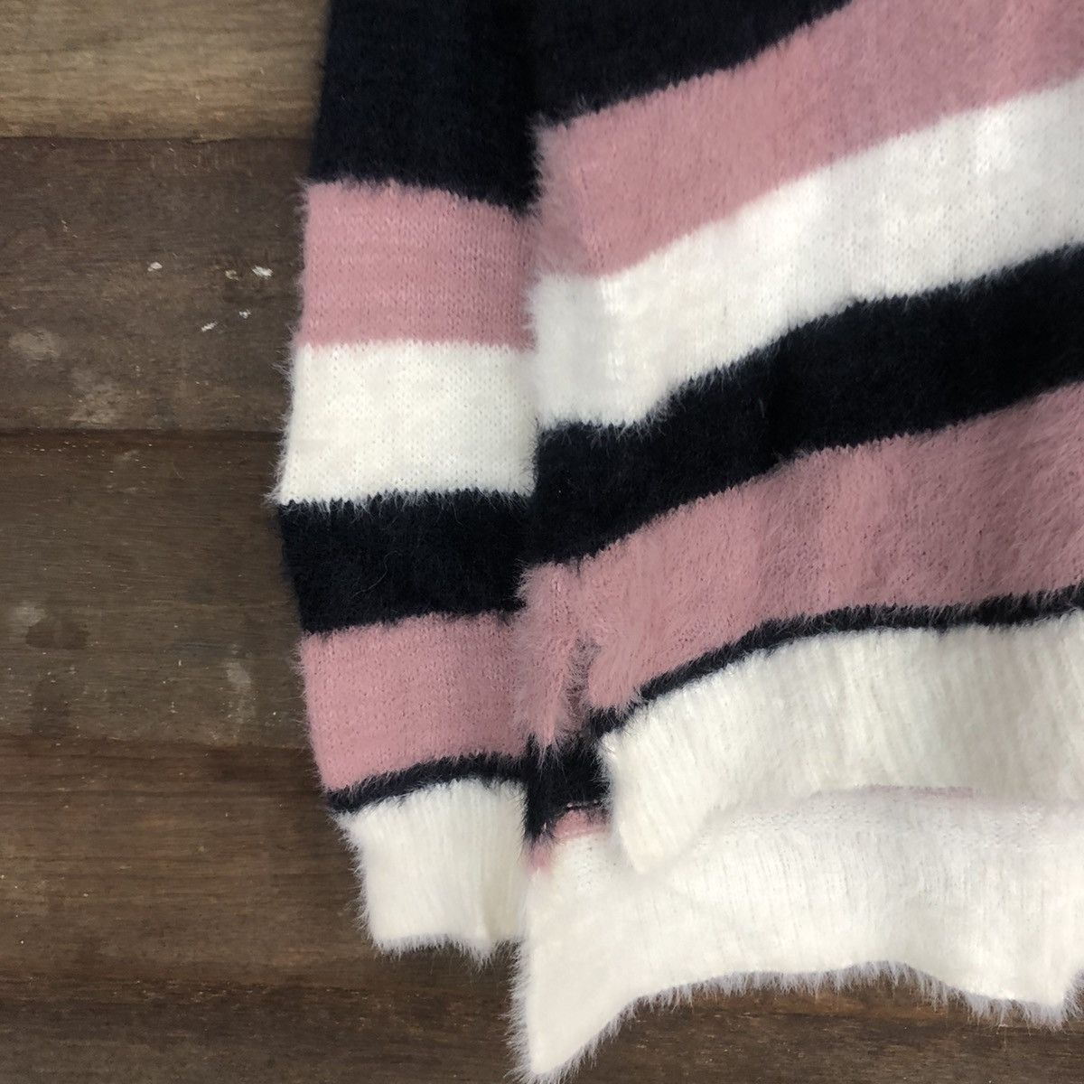Homespun Knitwear DL Ingni Multicolor Mohair Shag Shaggy Knitwear #c1101 Size M / US 6-8 / IT 42-44 - 6 Thumbnail