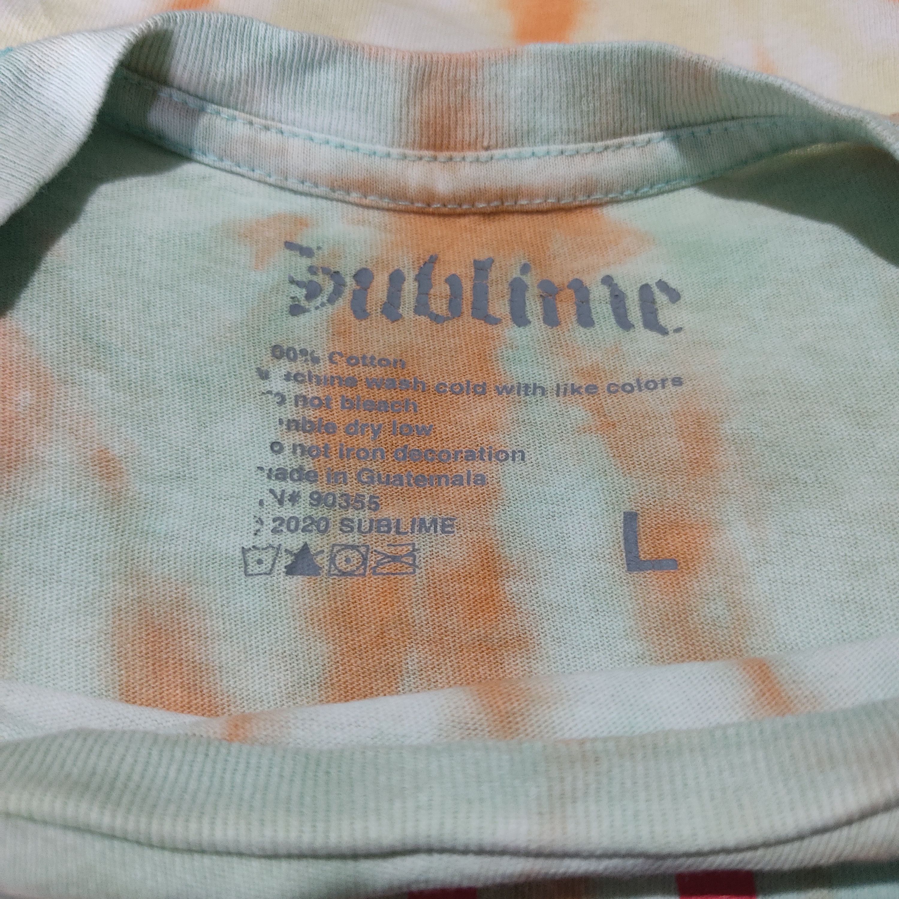Band Tees Sublime Big Logo Tie Dye T-Shirt Size US L / EU 52-54 / 3 - 2 Thumbnail