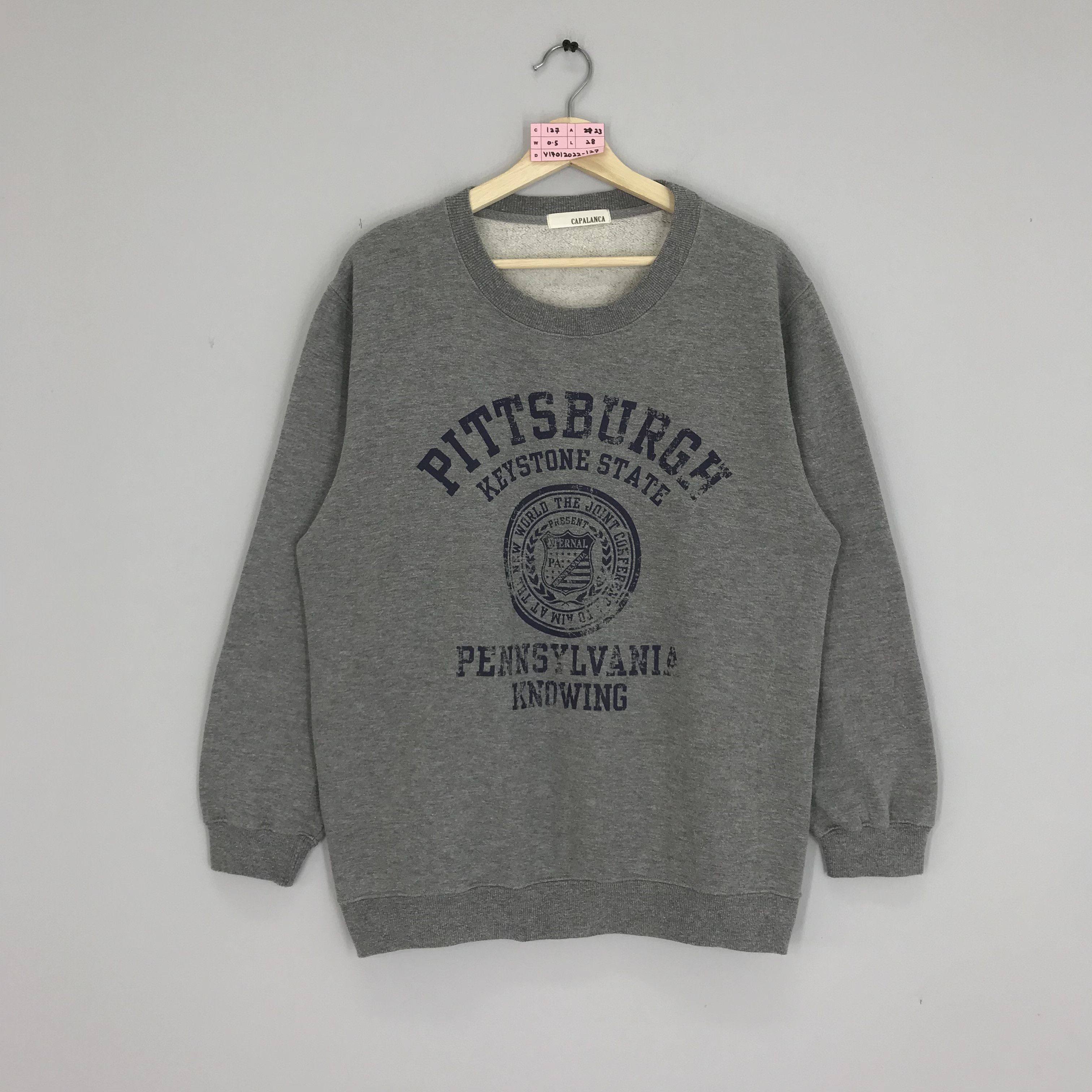 Vintage Vintage Pittsburgh Keystone State Pennsylvania Logo Sweater Size US M / EU 48-50 / 2 - 1 Thumbnail