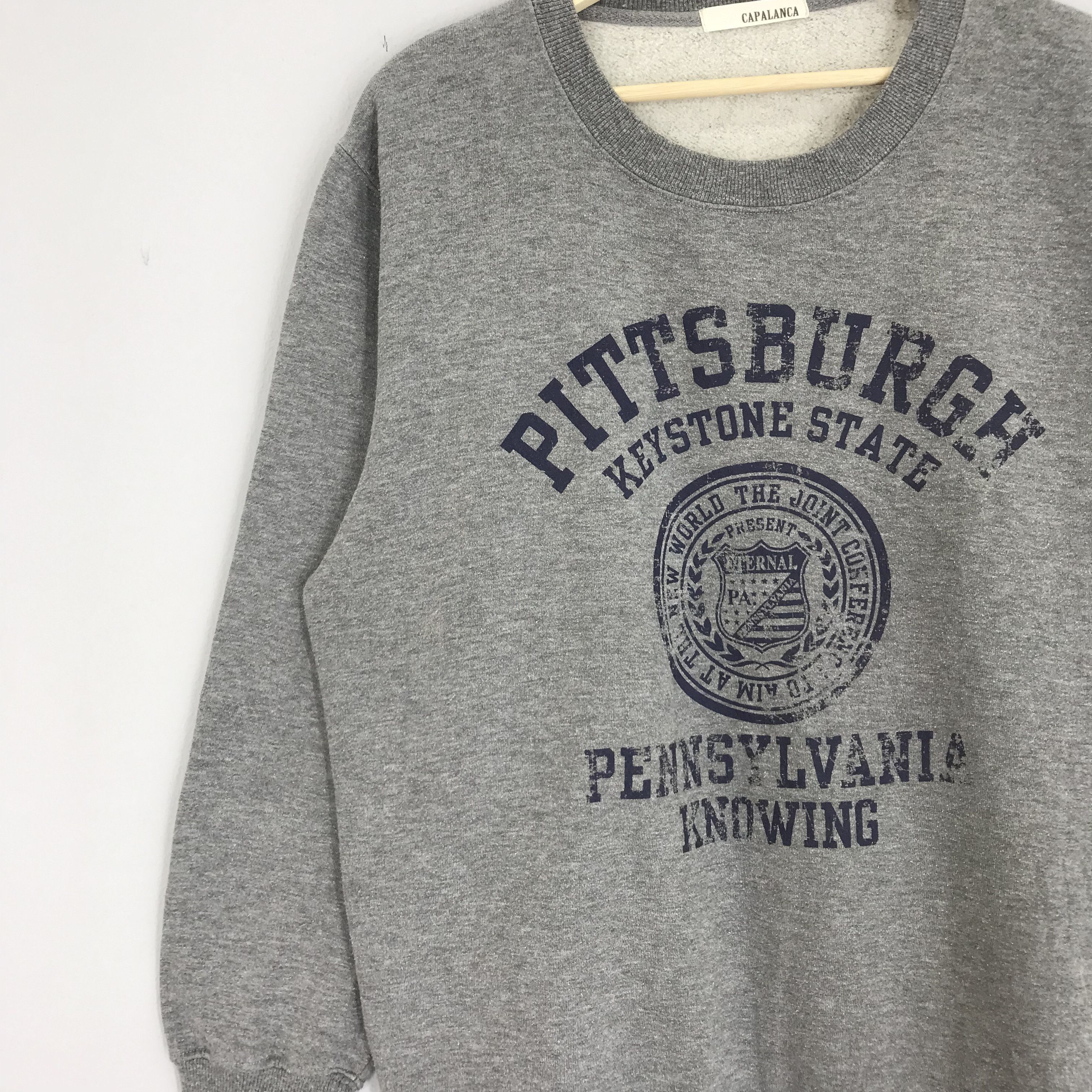 Vintage Vintage Pittsburgh Keystone State Pennsylvania Logo Sweater Size US M / EU 48-50 / 2 - 3 Thumbnail
