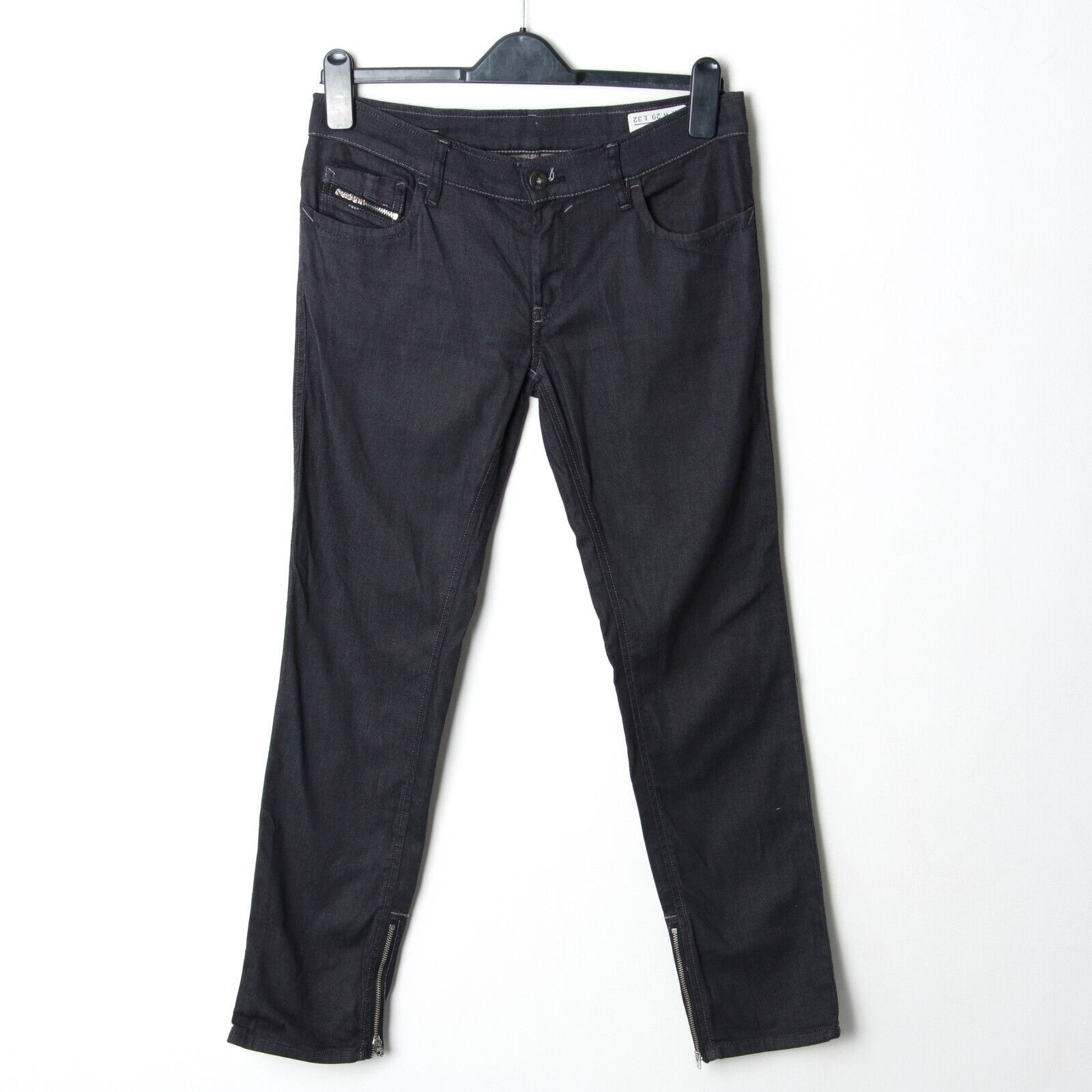 Diesel ZIVY Stretch W29 L32 Jeans Slim Trousers Pants Ankle Zip Size 29" - 1 Thumbnail