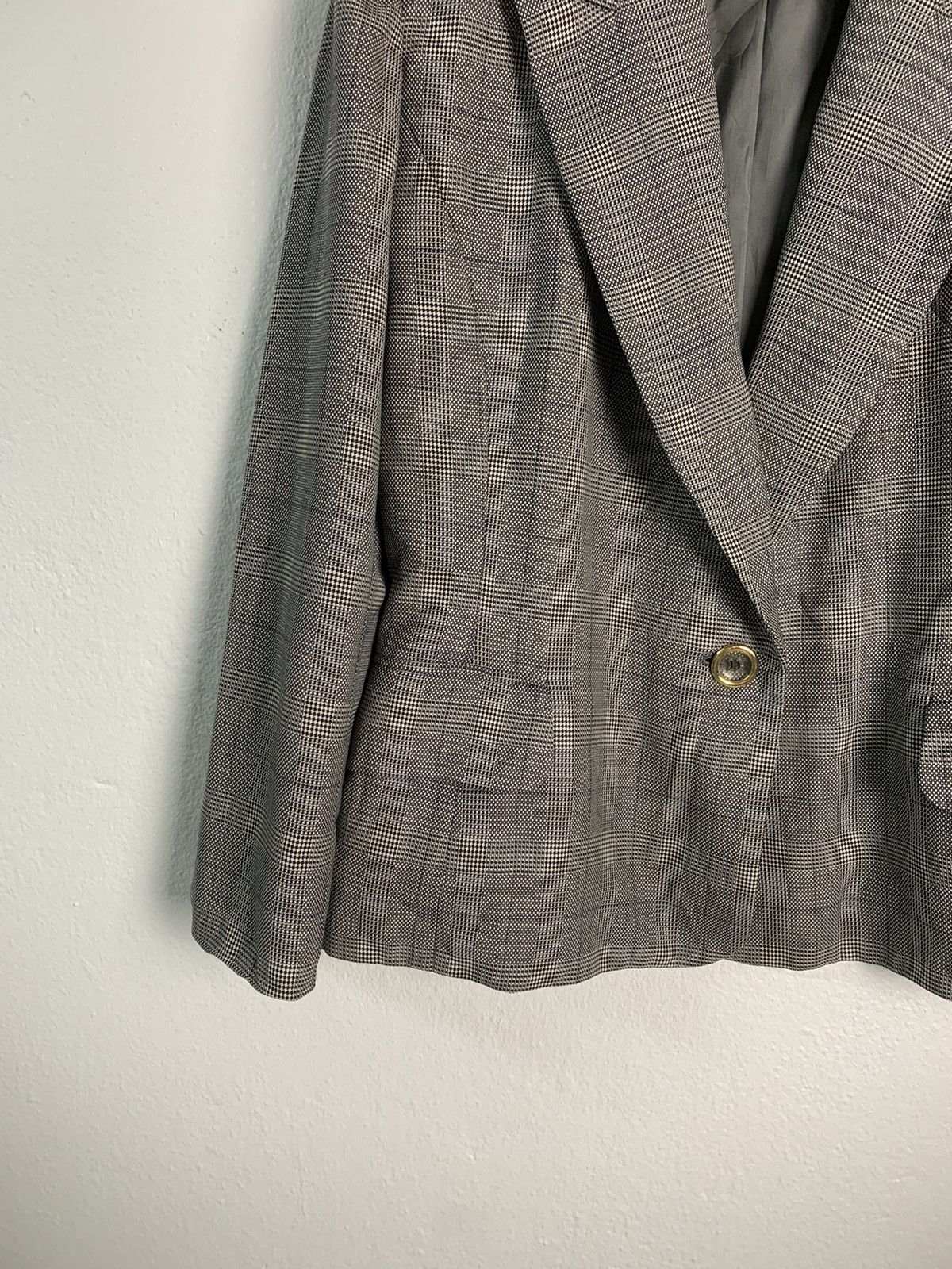 Christian Dior Monsieur Dior Mademoiselle Plaid Jacket Size L / US 10 / IT 46 - 3 Thumbnail