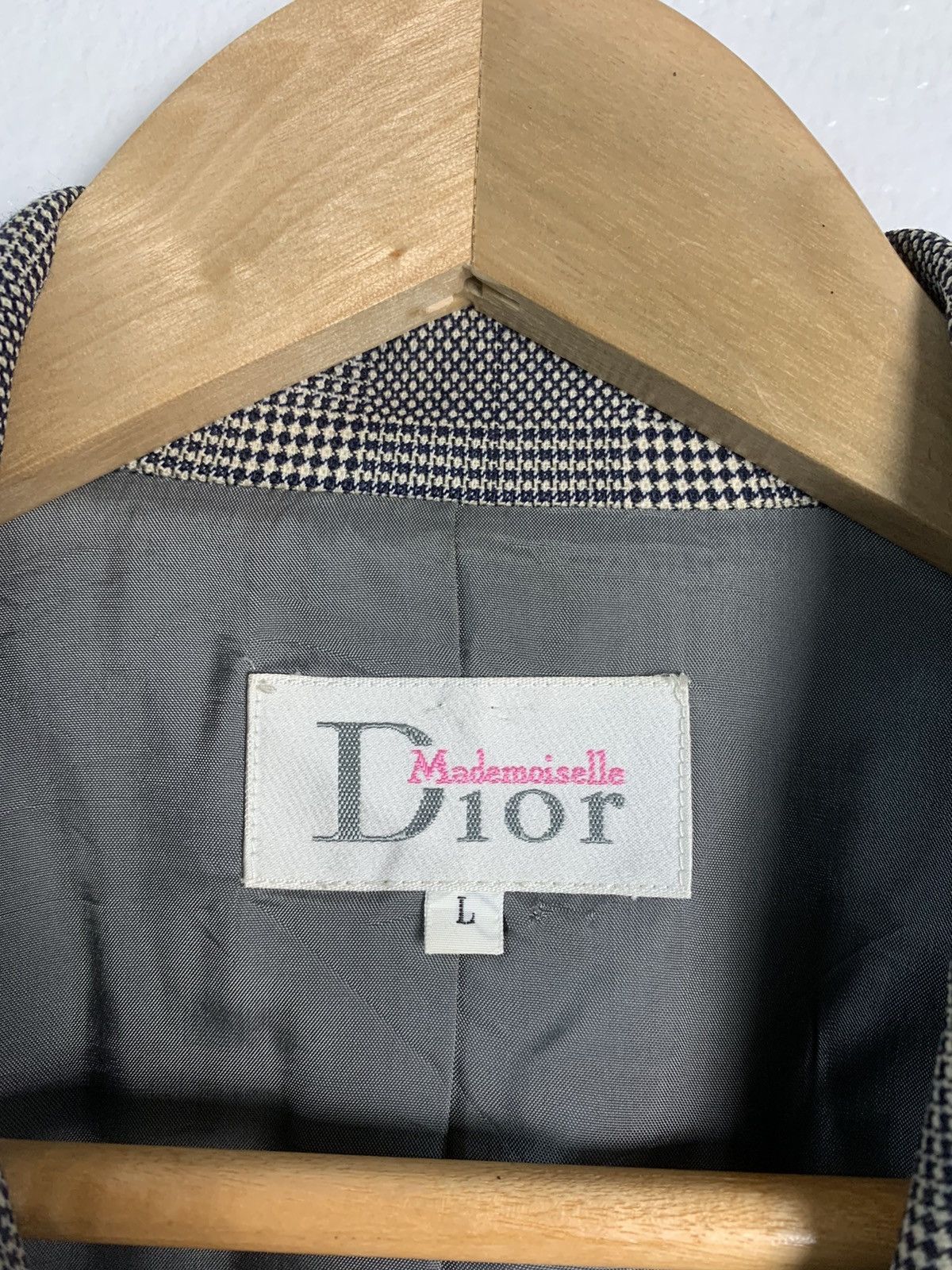 Christian Dior Monsieur Dior Mademoiselle Plaid Jacket Size L / US 10 / IT 46 - 5 Thumbnail