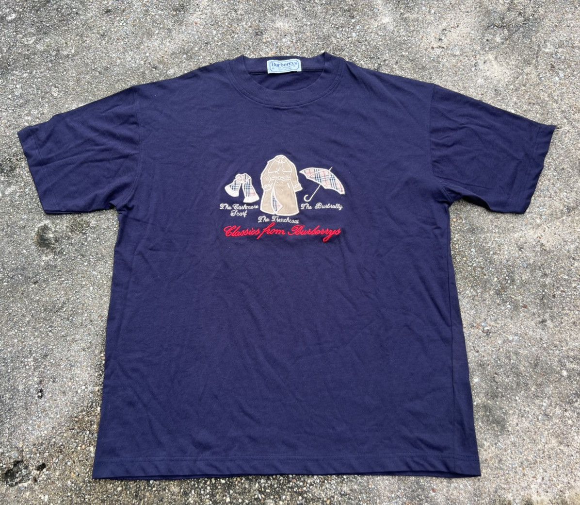 Vintage Burberrys Embroidered Logo Shirt