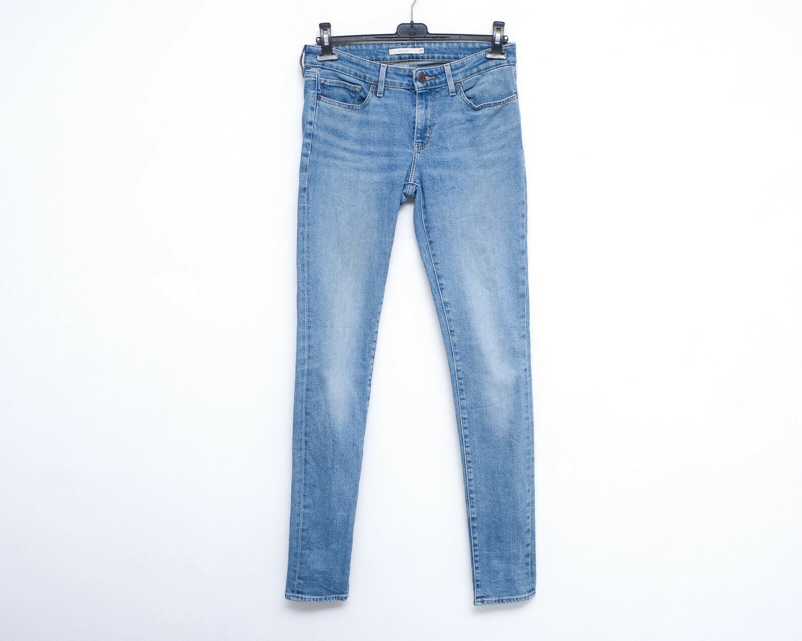 Levi's 711 Skinny Women's W27L34 Mid Rise Jeans Trousers Slim Pants Size 27" / US 4 / IT 40 - 1 Thumbnail