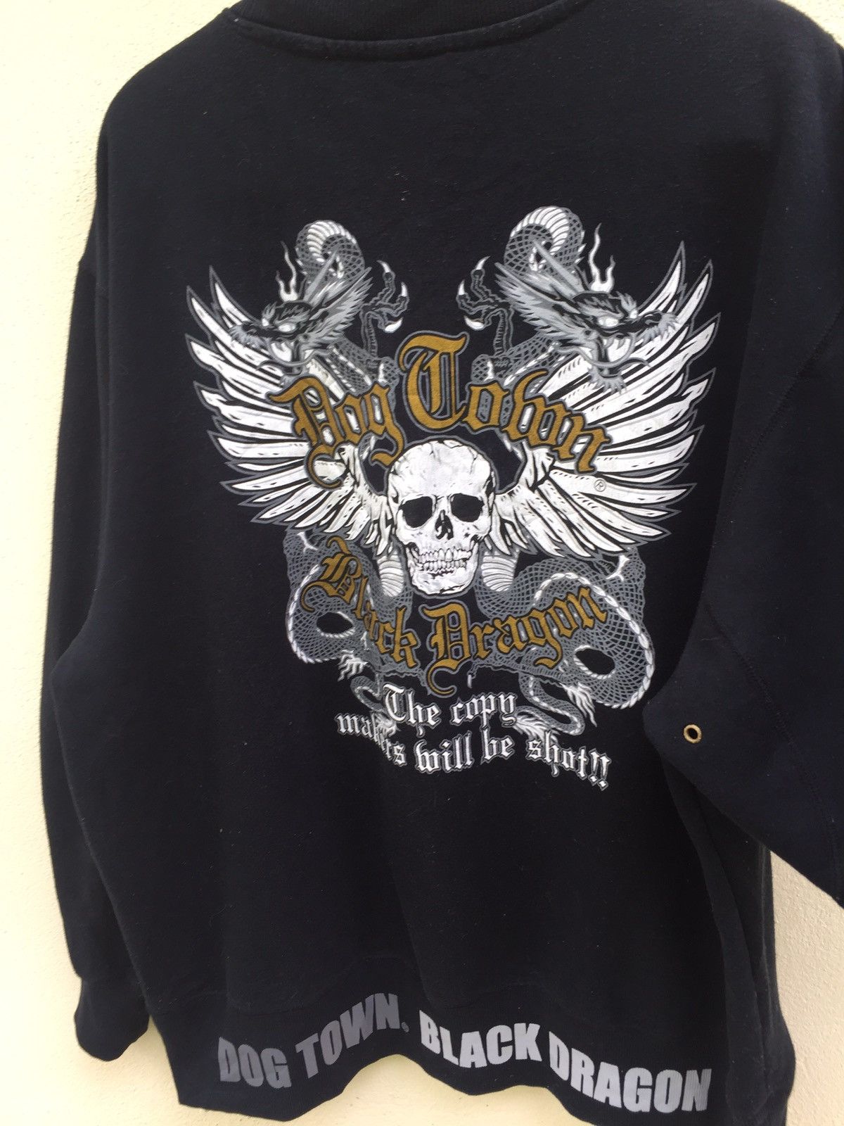 DOG TOWN BLACK DRAGON 黒龍 ニット Vintage 90s Dogtown Black Dragon