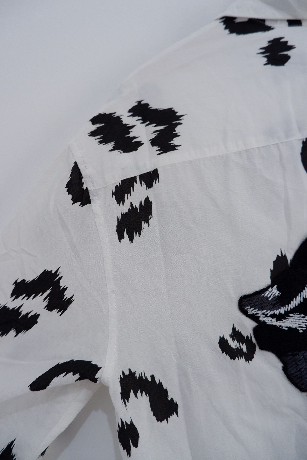 Japanese Brand Ss2017 System Homme Embroidered Panther Shirt Size US M / EU 48-50 / 2 - 5 Thumbnail