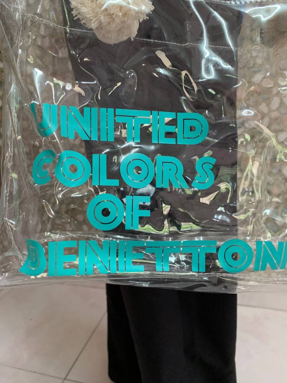 United Colors Of Benetton UNITED COLOURS OF BENETTON SHIP R0PE TRANSPARENTS TOTE BAG Size ONE SIZE - 3 Thumbnail