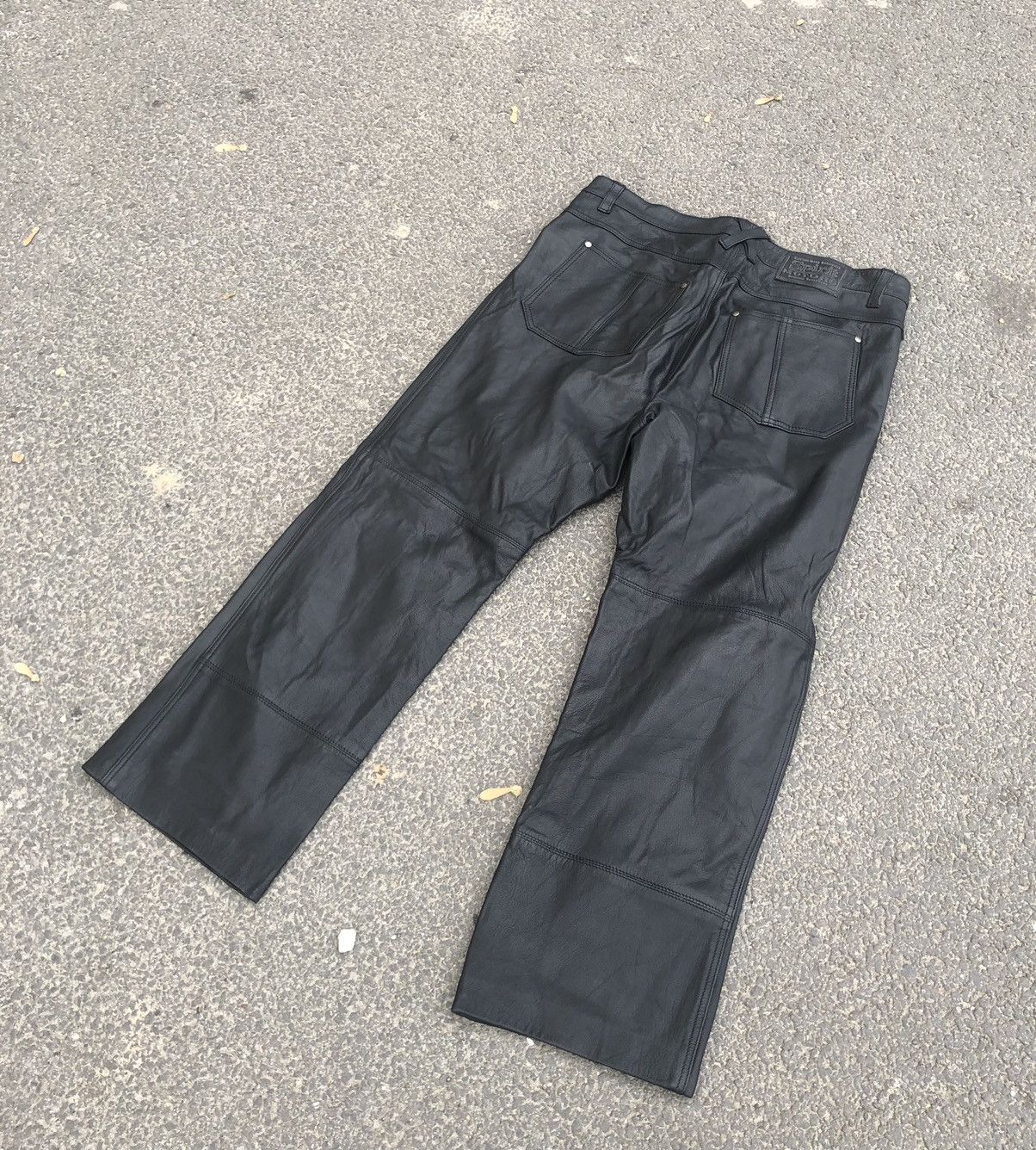 Japanese Brand Men’s vintage leather pants Spirit Motors Size US 34 / EU 50 - 2 Thumbnail