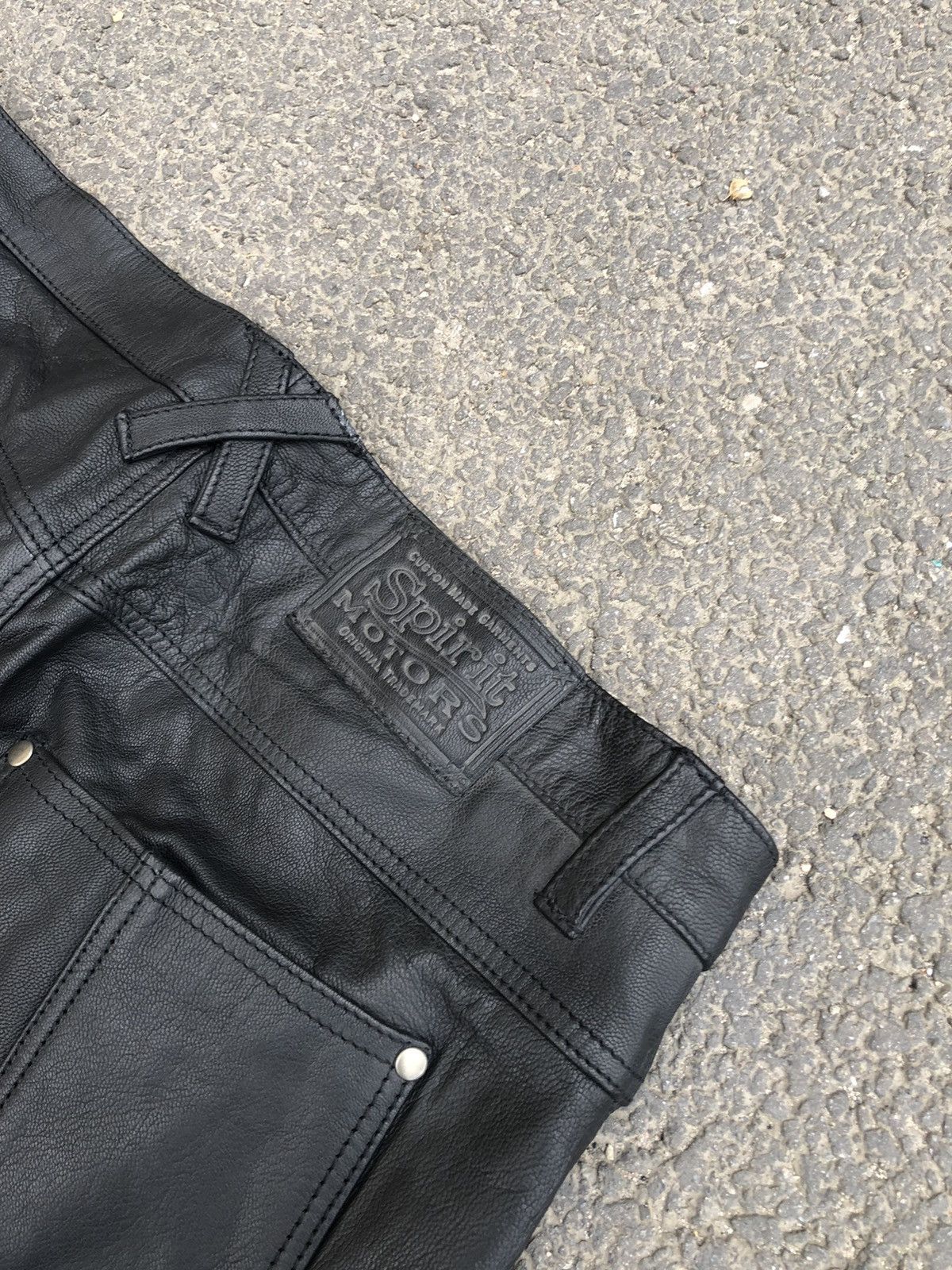 Japanese Brand Men’s vintage leather pants Spirit Motors Size US 34 / EU 50 - 7 Thumbnail