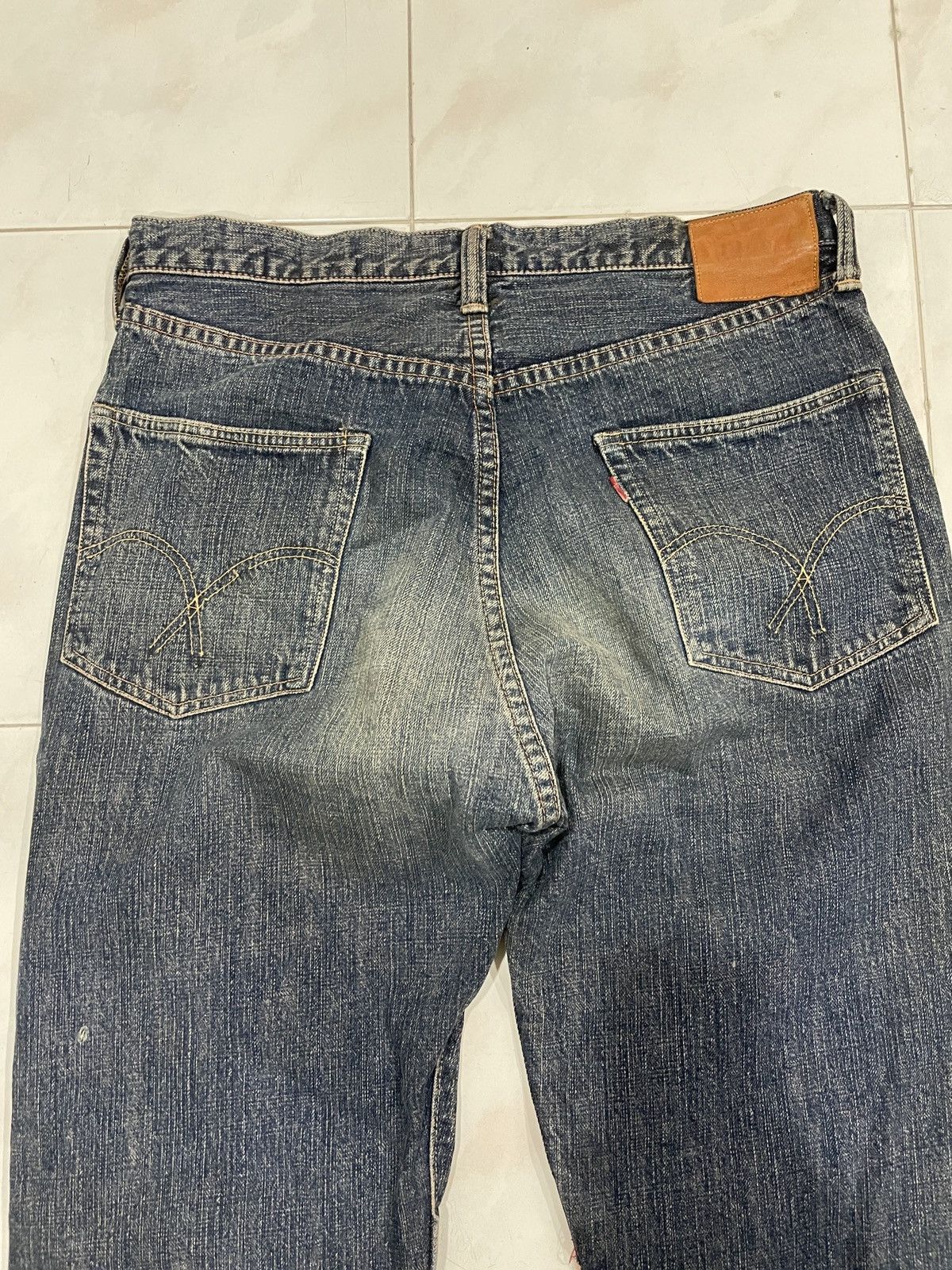 Full Count & Co. × Japanese Brand Denim Archival Full Count by Mikiharu Tsujita distressed Art Size US 34 / EU 50 - 6 Thumbnail