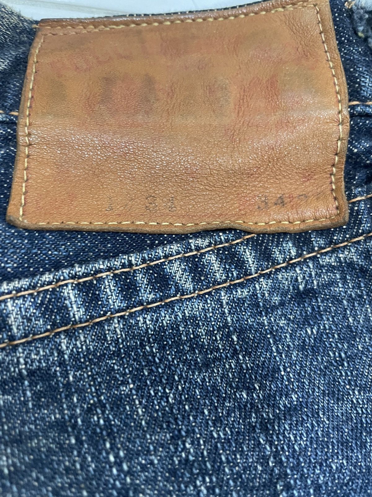 Full Count & Co. × Japanese Brand Denim Archival Full Count by Mikiharu Tsujita distressed Art Size US 34 / EU 50 - 8 Thumbnail