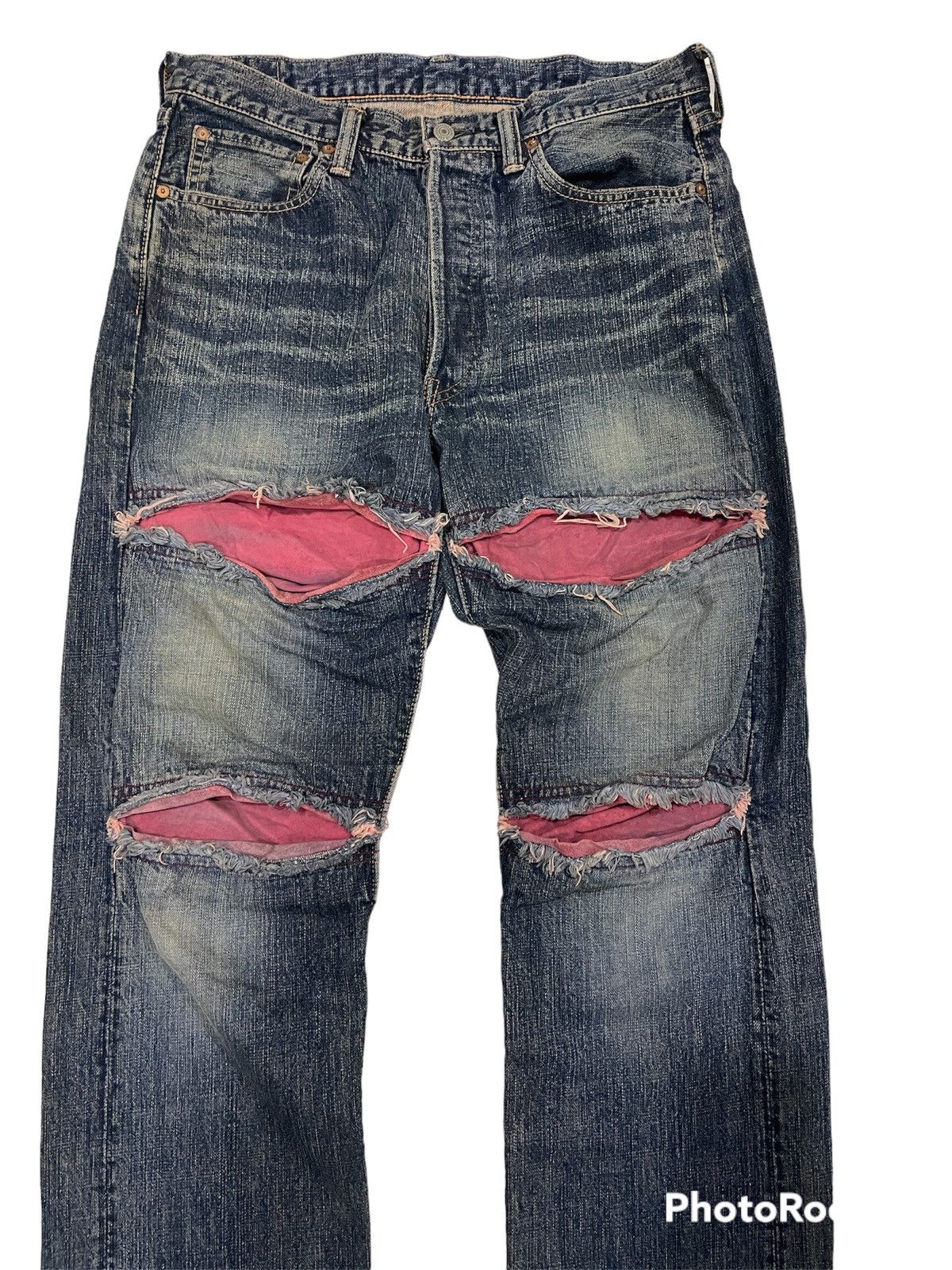 Full Count & Co. × Japanese Brand Denim Archival Full Count by Mikiharu Tsujita distressed Art Size US 34 / EU 50 - 1 Thumbnail