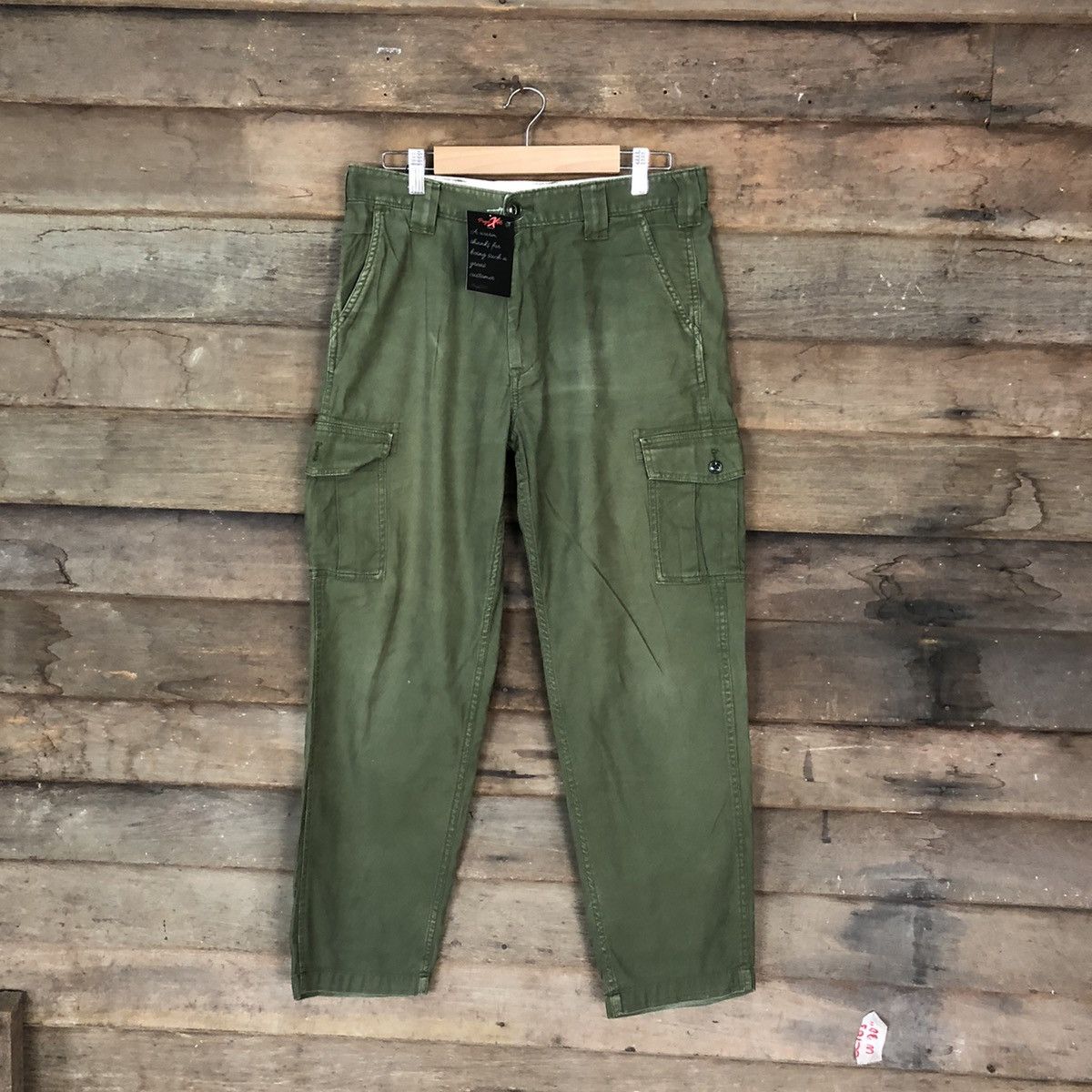 image of Dickies Green Multipocket Tactical Utility Cargo Pants 4994, Men's (Size 29)