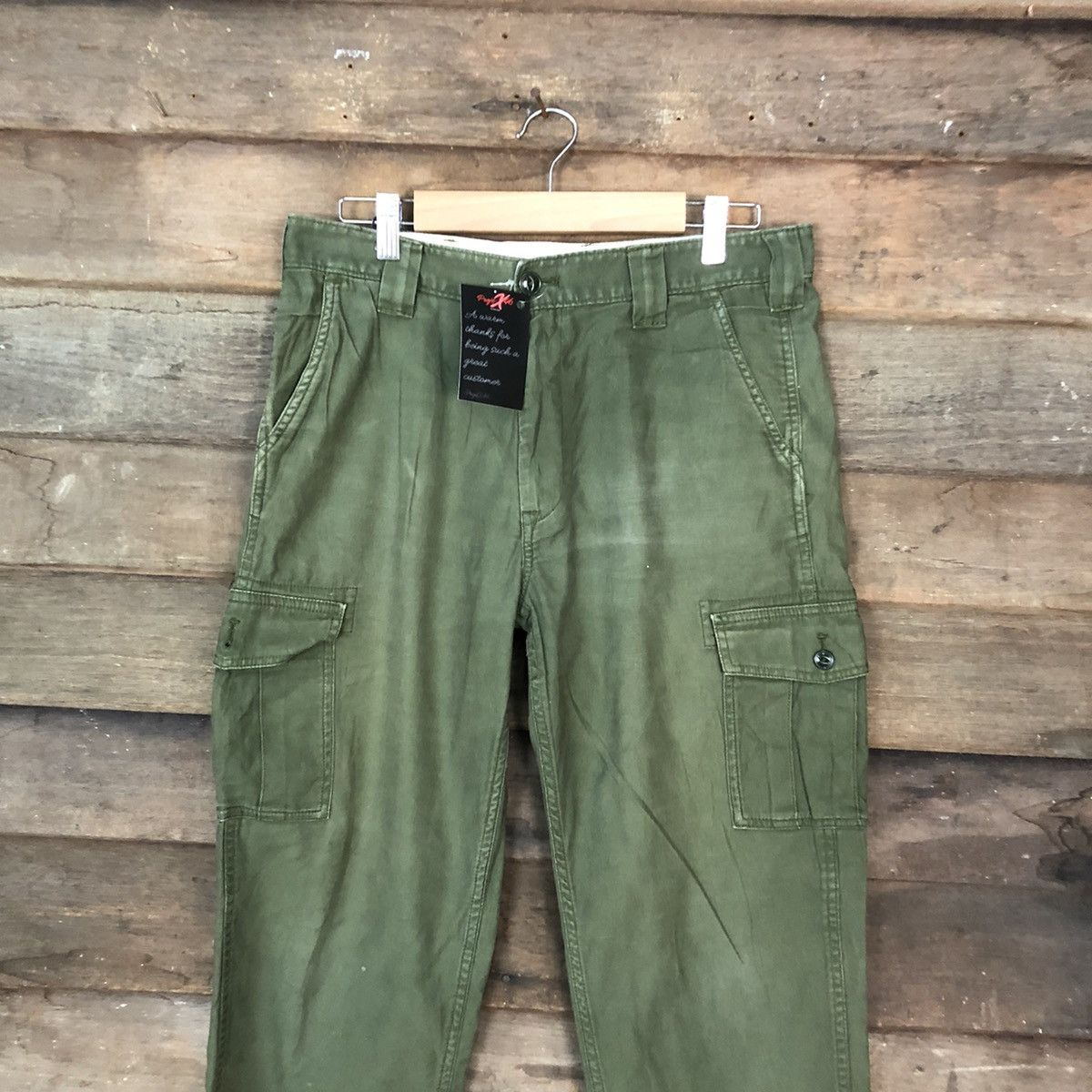 Dickies Dickies Green multipocket tactical utility Cargo Pants #4994 Size US 30 / EU 46 - 2 Thumbnail