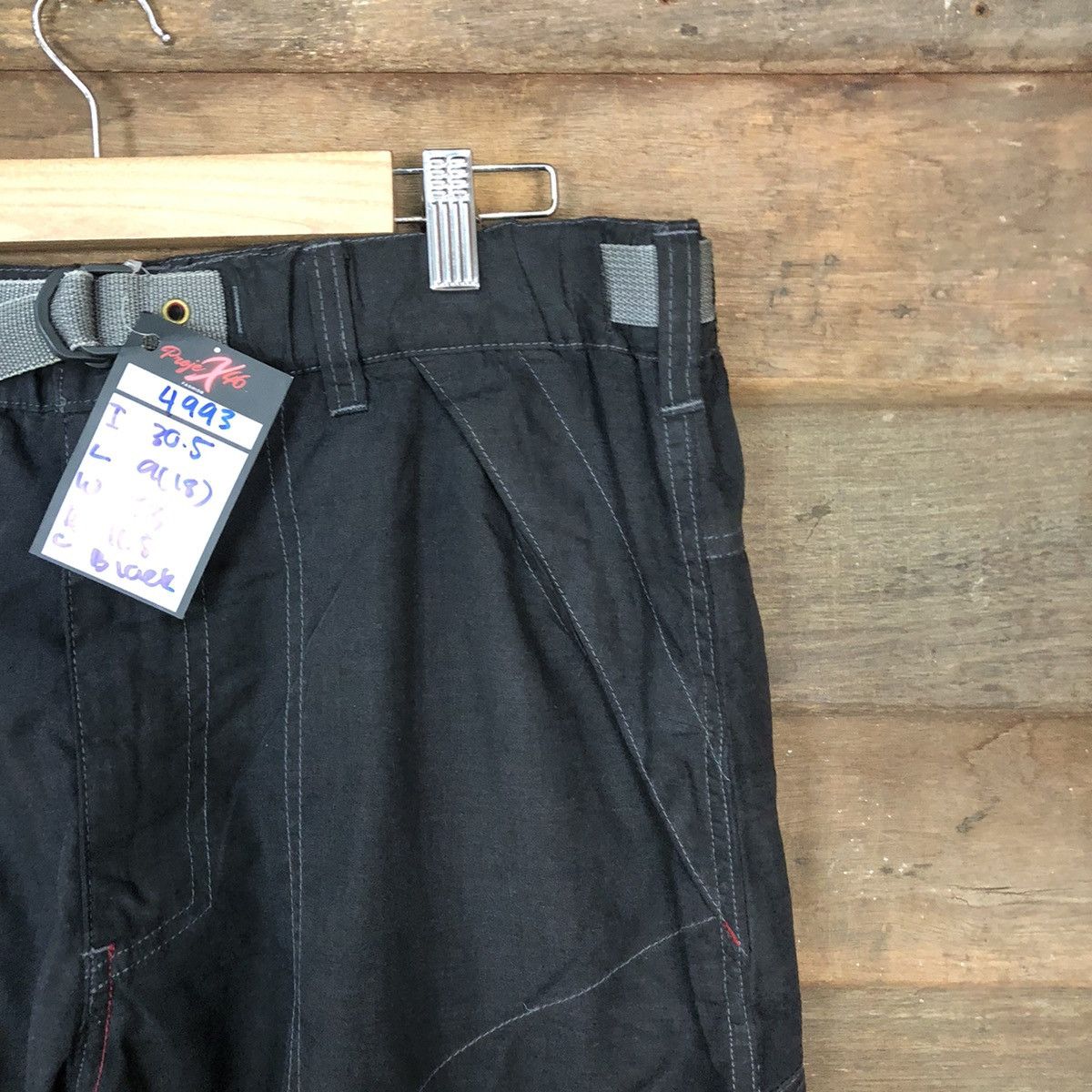 Japanese Brand Japan hiking sportwear multipocket Black Cargo Pants #4993 Size US 32 / EU 48 - 5 Thumbnail