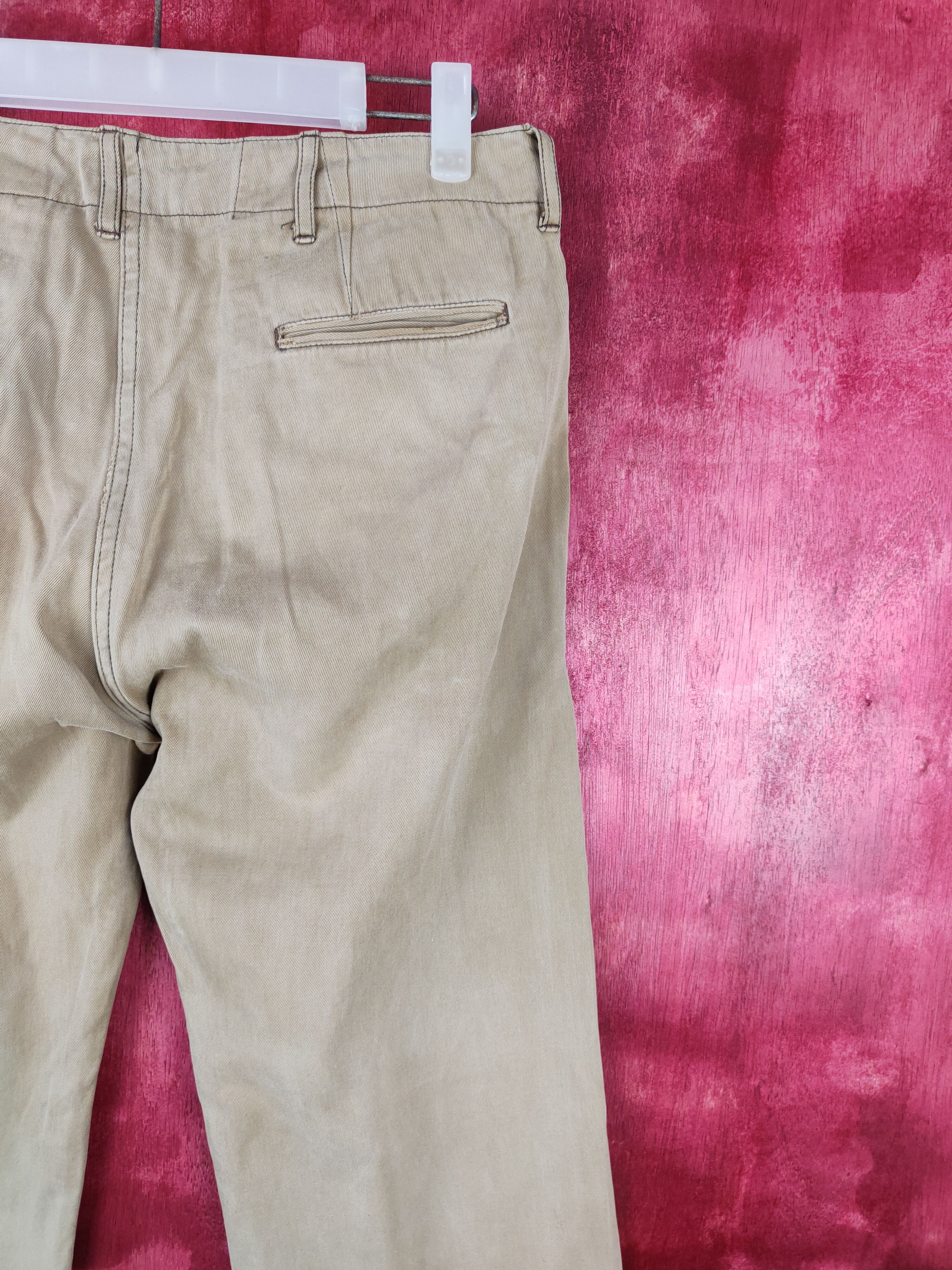 Sugar Cane DL Sugar Cane Brown casual japan Cargo Pants #S478 Size US 29 - 13 Thumbnail