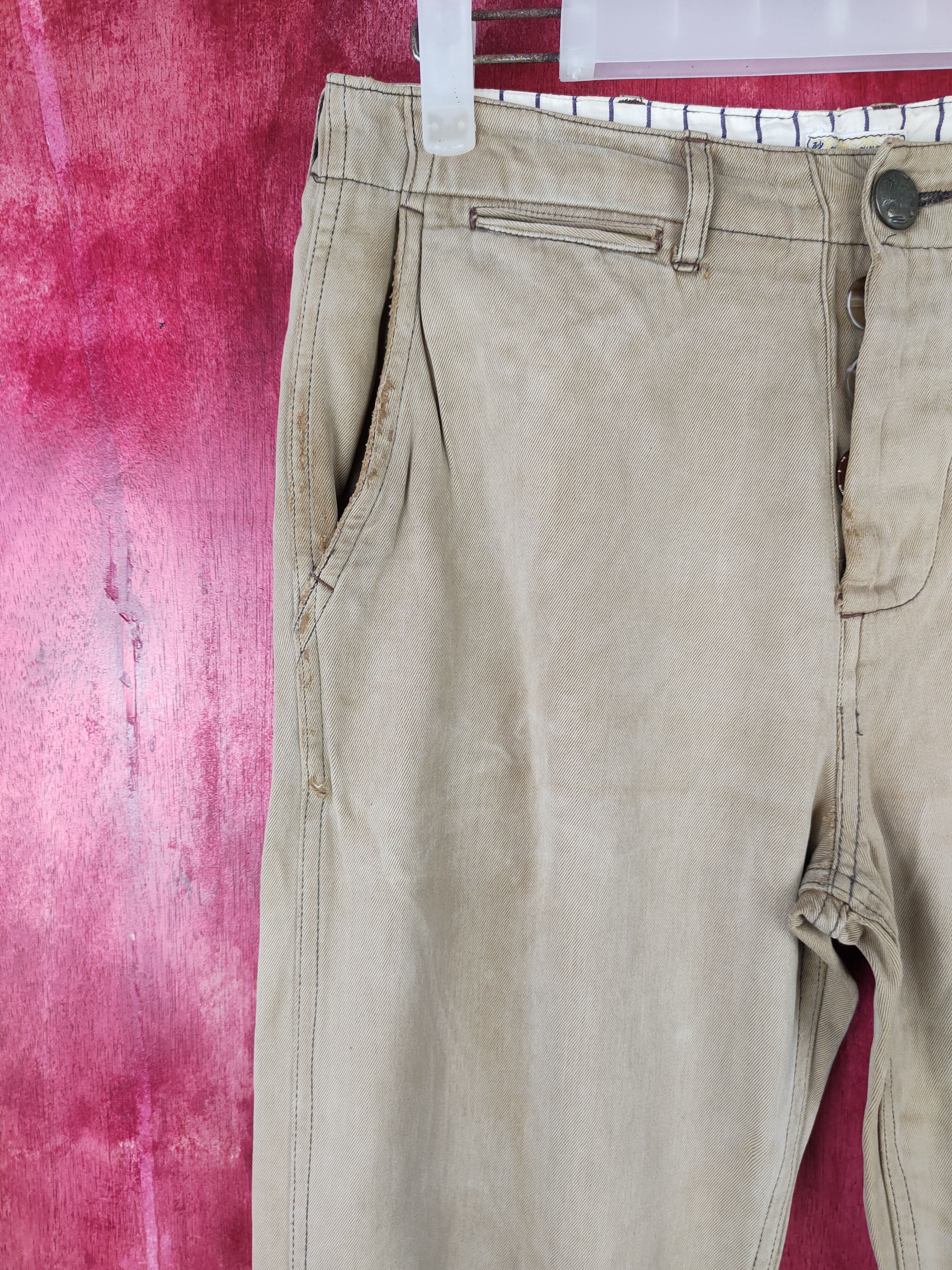 Sugar Cane DL Sugar Cane Brown casual japan Cargo Pants #S478 Size US 29 - 5 Thumbnail