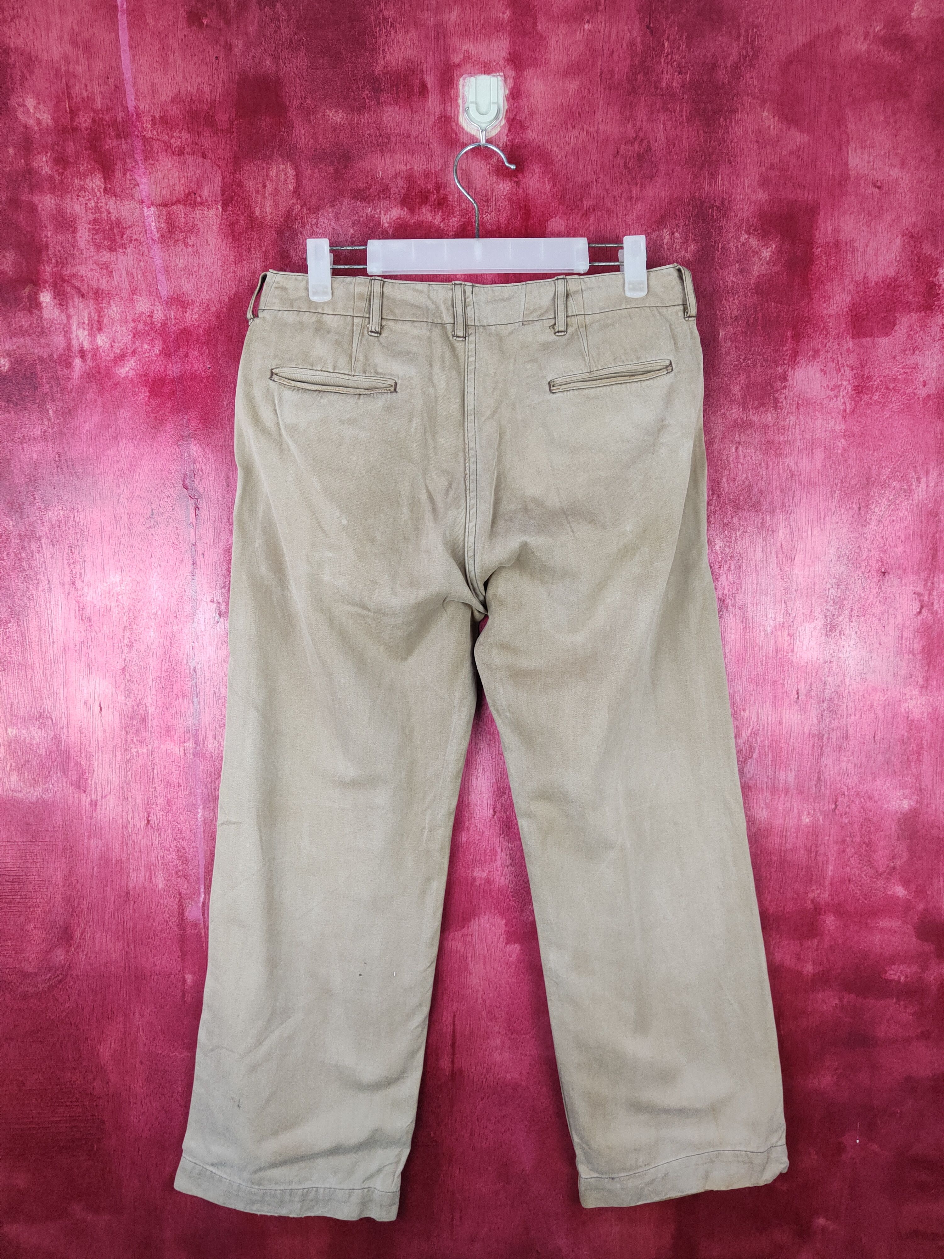 Sugar Cane DL Sugar Cane Brown casual japan Cargo Pants #S478 Size US 29 - 10 Thumbnail