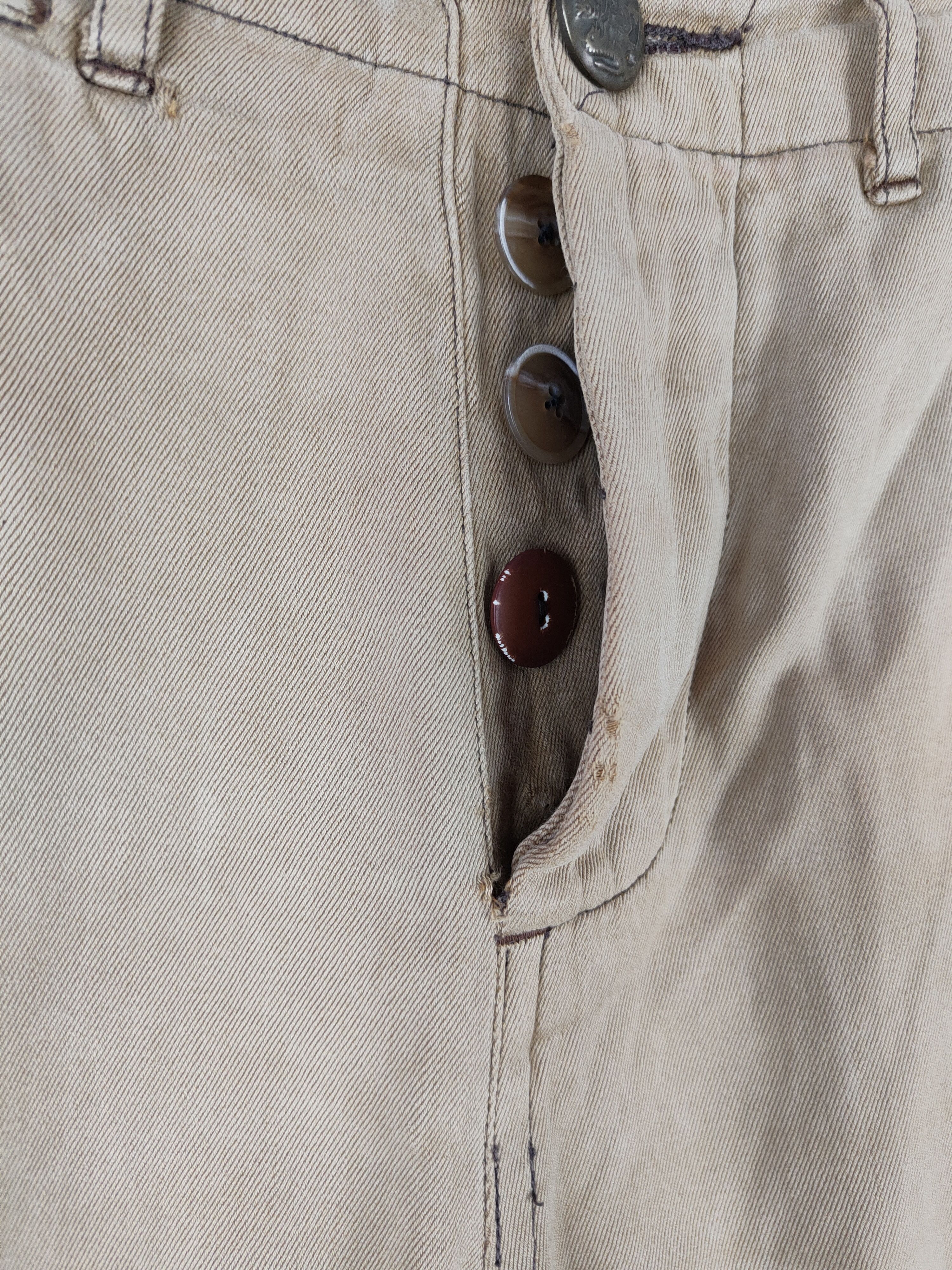 Sugar Cane DL Sugar Cane Brown casual japan Cargo Pants #S478 Size US 29 - 3 Thumbnail