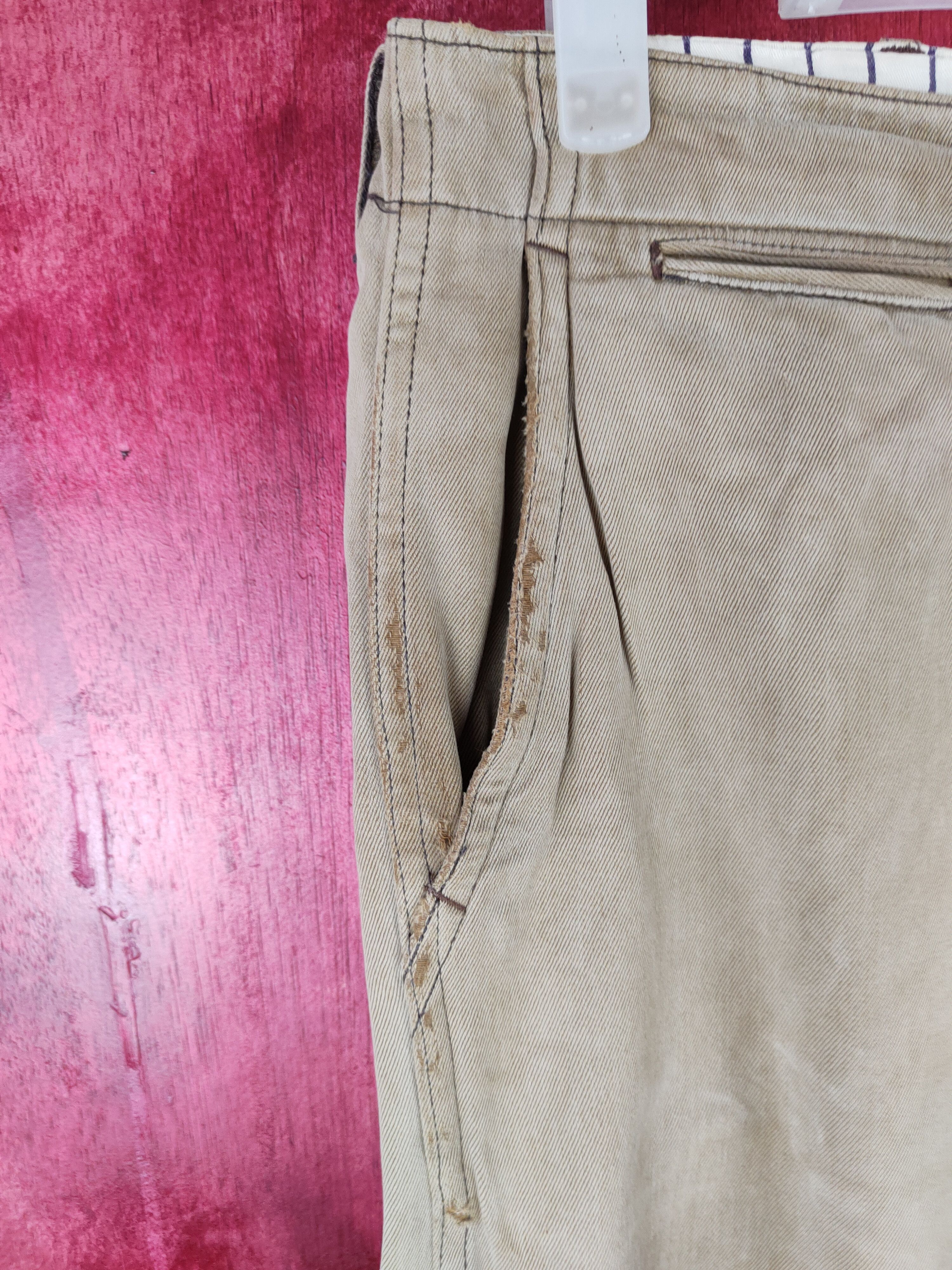 Sugar Cane DL Sugar Cane Brown casual japan Cargo Pants #S478 Size US 29 - 4 Thumbnail