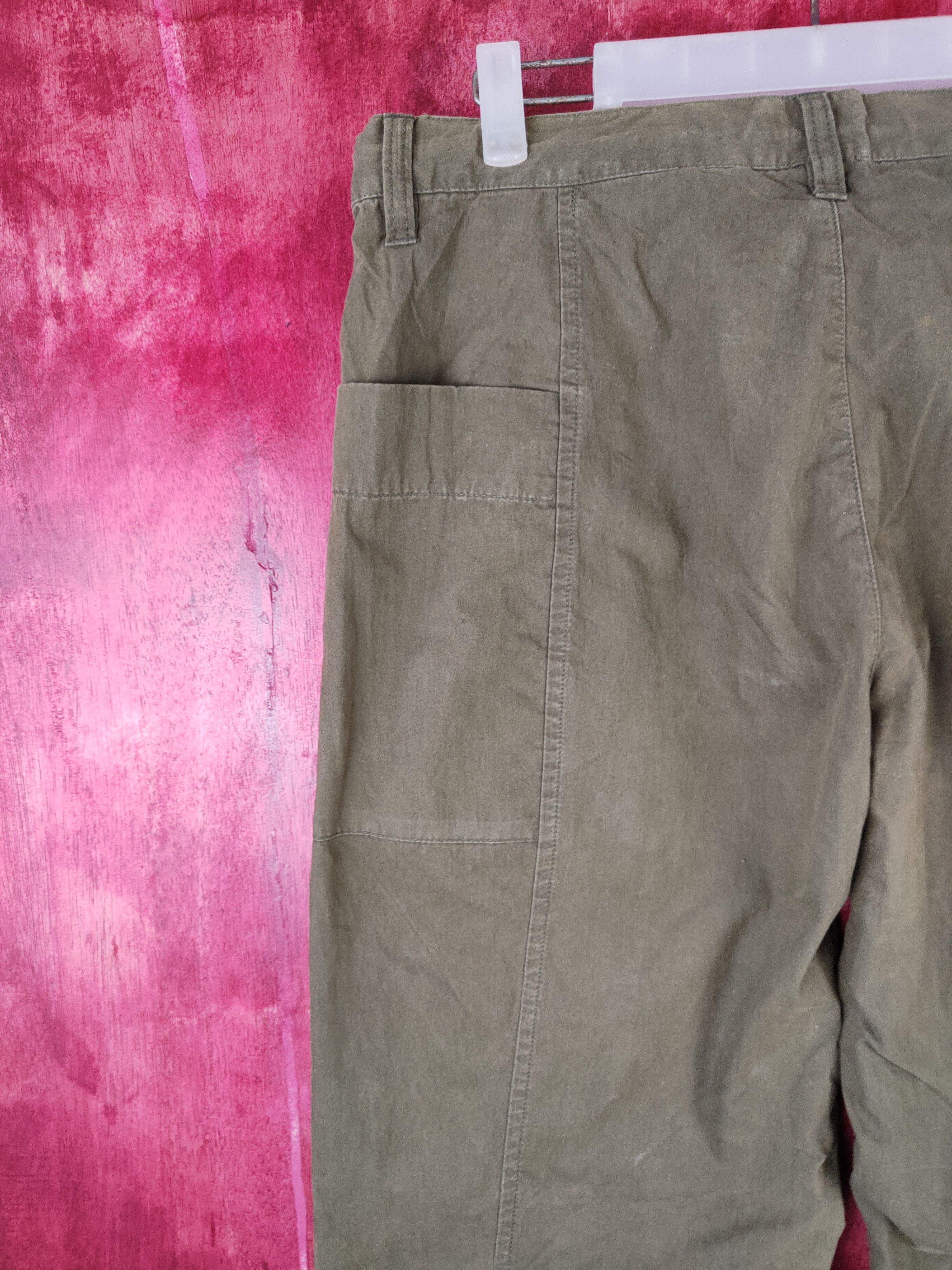 Gap × Japanese Brand GAP Dark Green Multi Pocket Tactical Cargo Pants #S479 Size US 31 - 8 Thumbnail