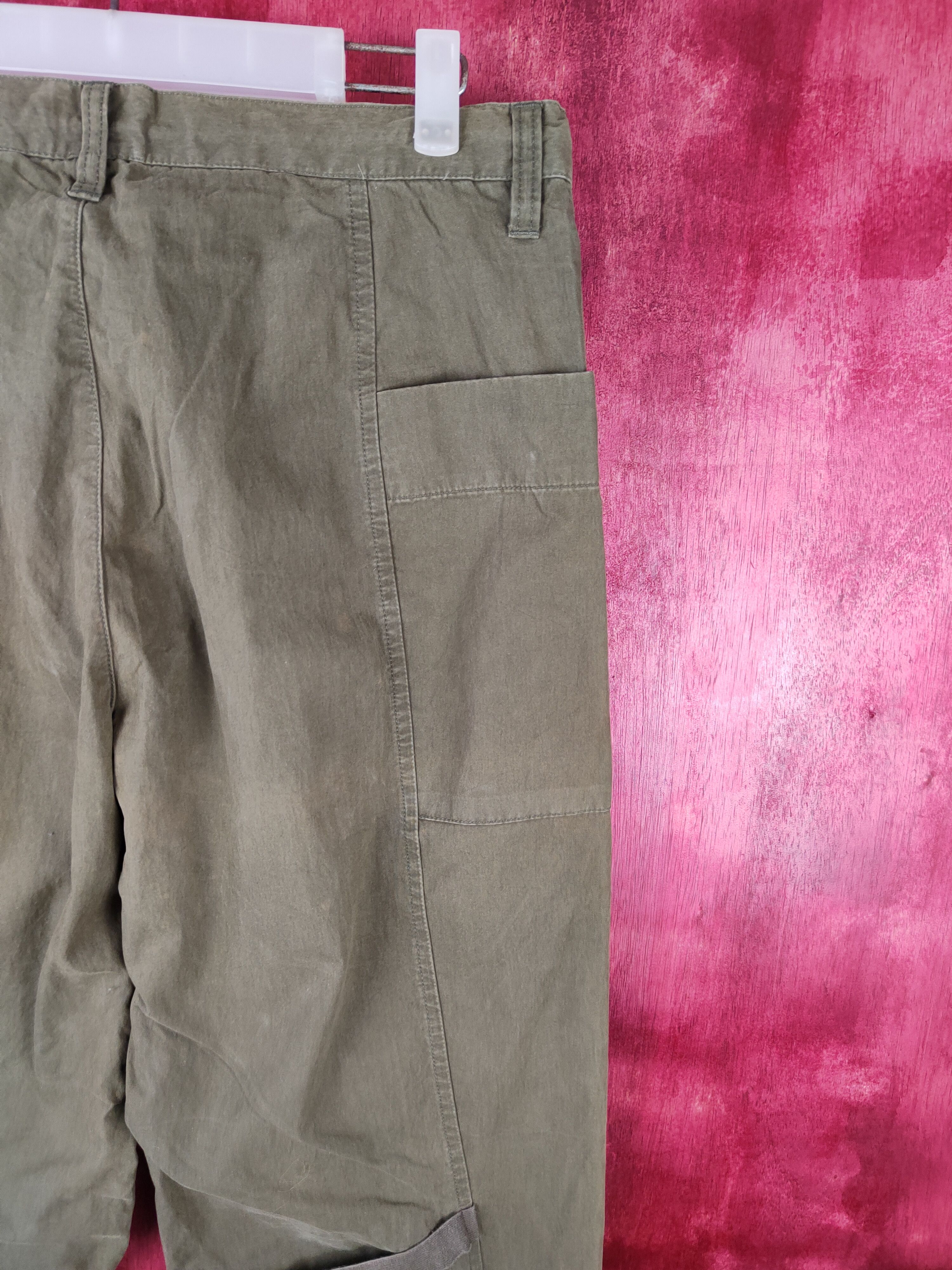 Gap × Japanese Brand GAP Dark Green Multi Pocket Tactical Cargo Pants #S479 Size US 31 - 10 Thumbnail