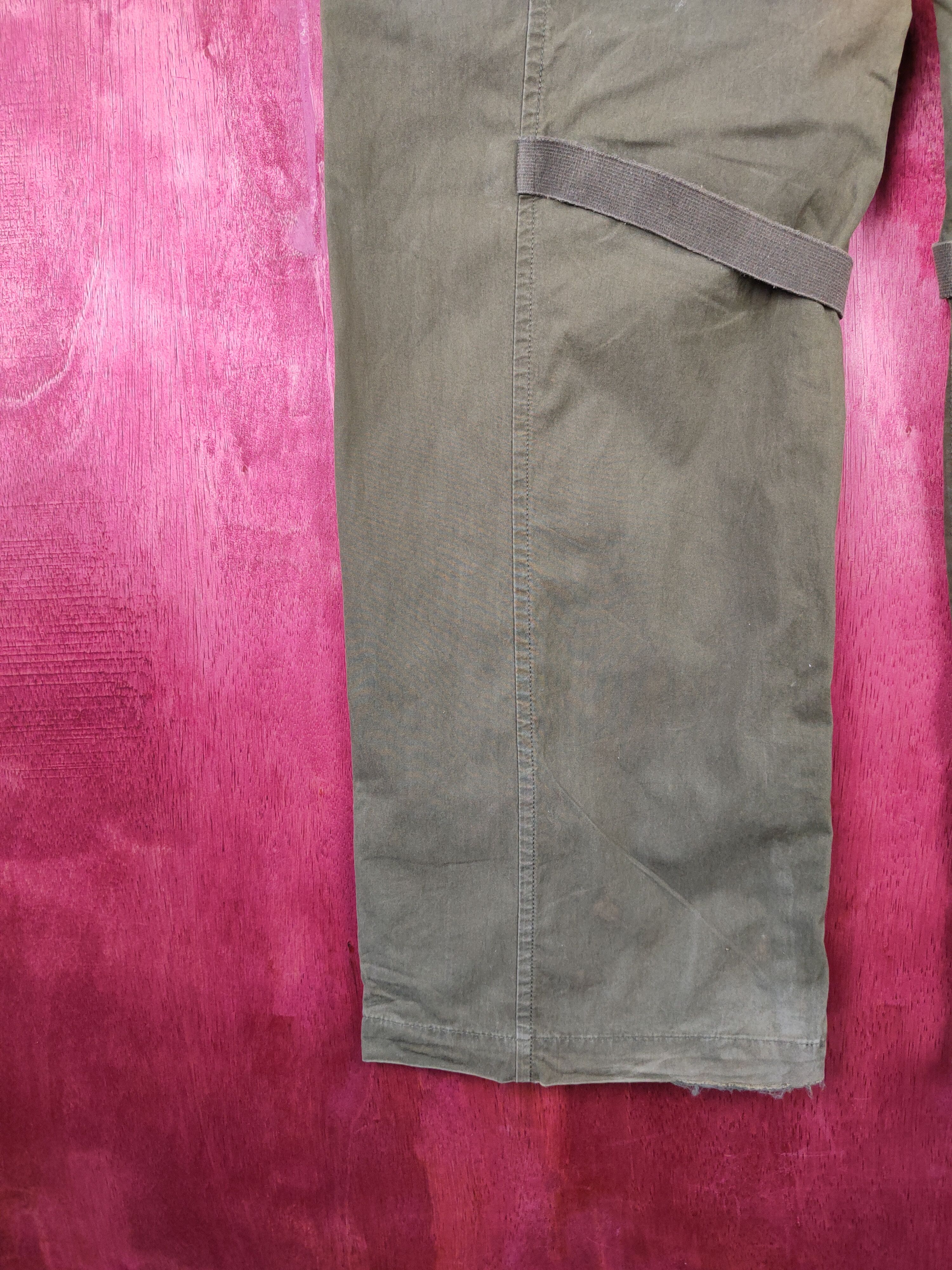 Gap × Japanese Brand GAP Dark Green Multi Pocket Tactical Cargo Pants #S479 Size US 31 - 9 Thumbnail