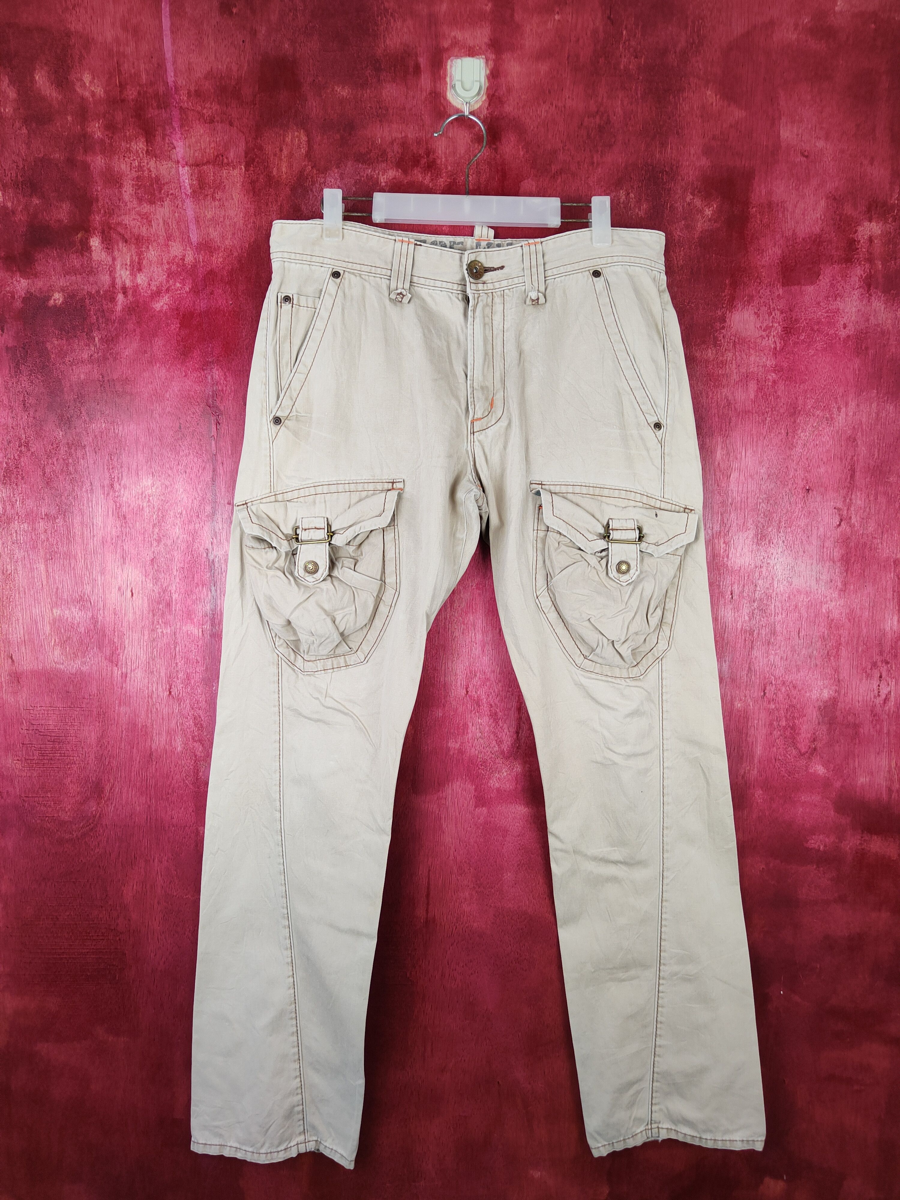Edwin Brown Multi Pocket Tactical Cargo Pants #S480