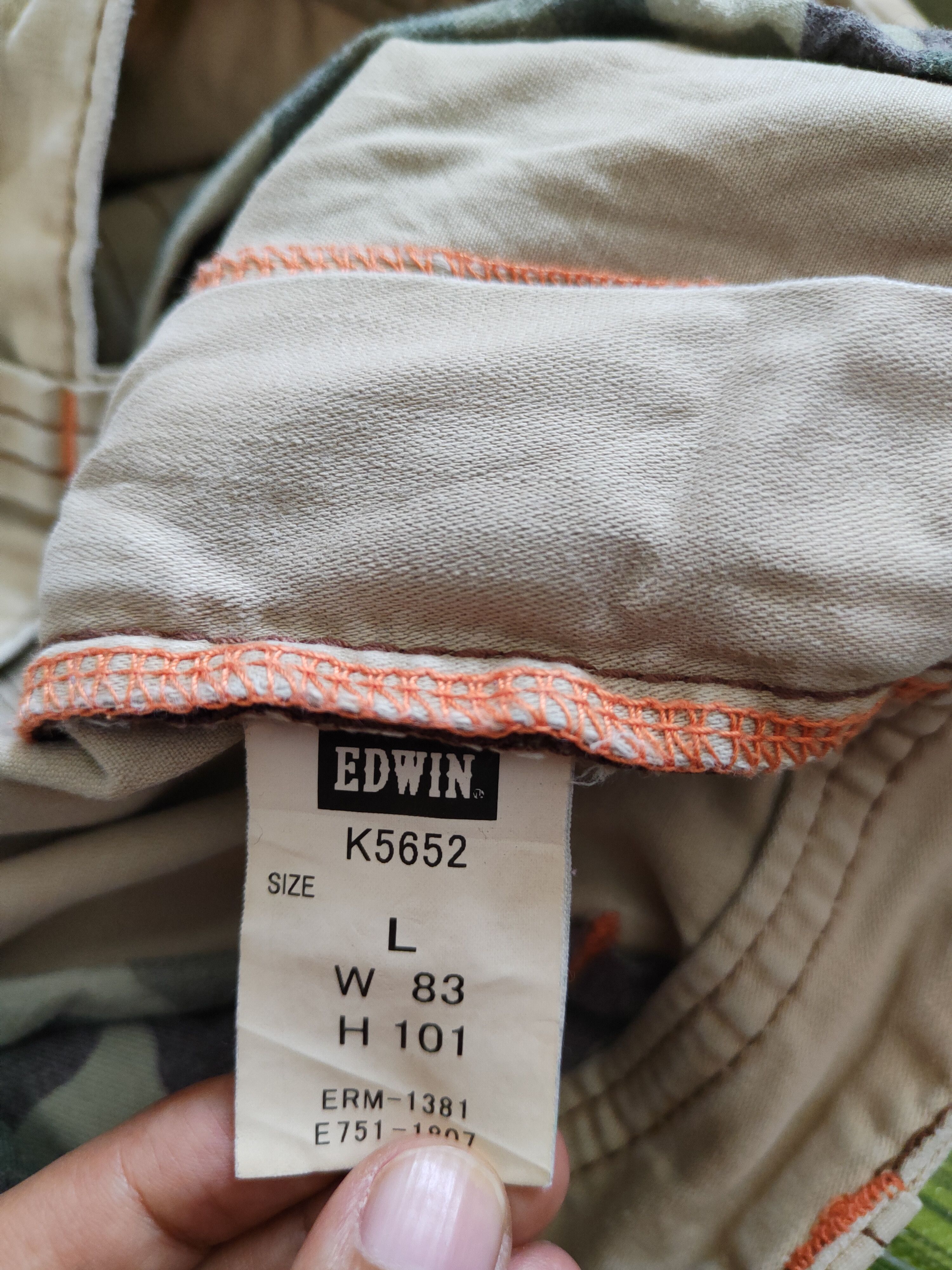 Edwin Edwin Brown Multi Pocket Tactical Cargo Pants #S480 Size US 33 - 14 Thumbnail