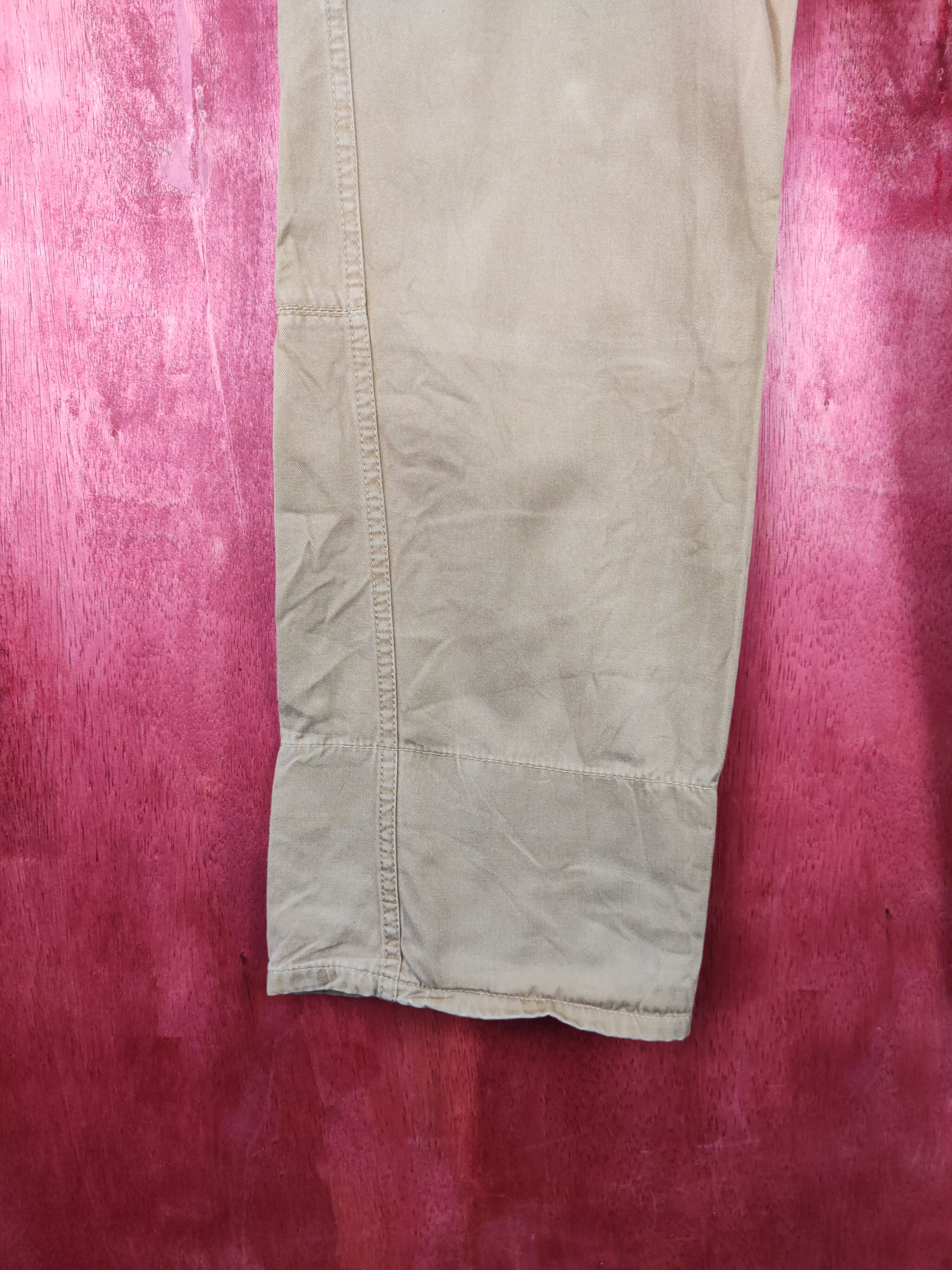 Japanese Brand × Vintage Japanese Brand Brown Multi Pocket Tactical Cargo Pants #S481 Size US 32 / EU 48 - 4 Thumbnail