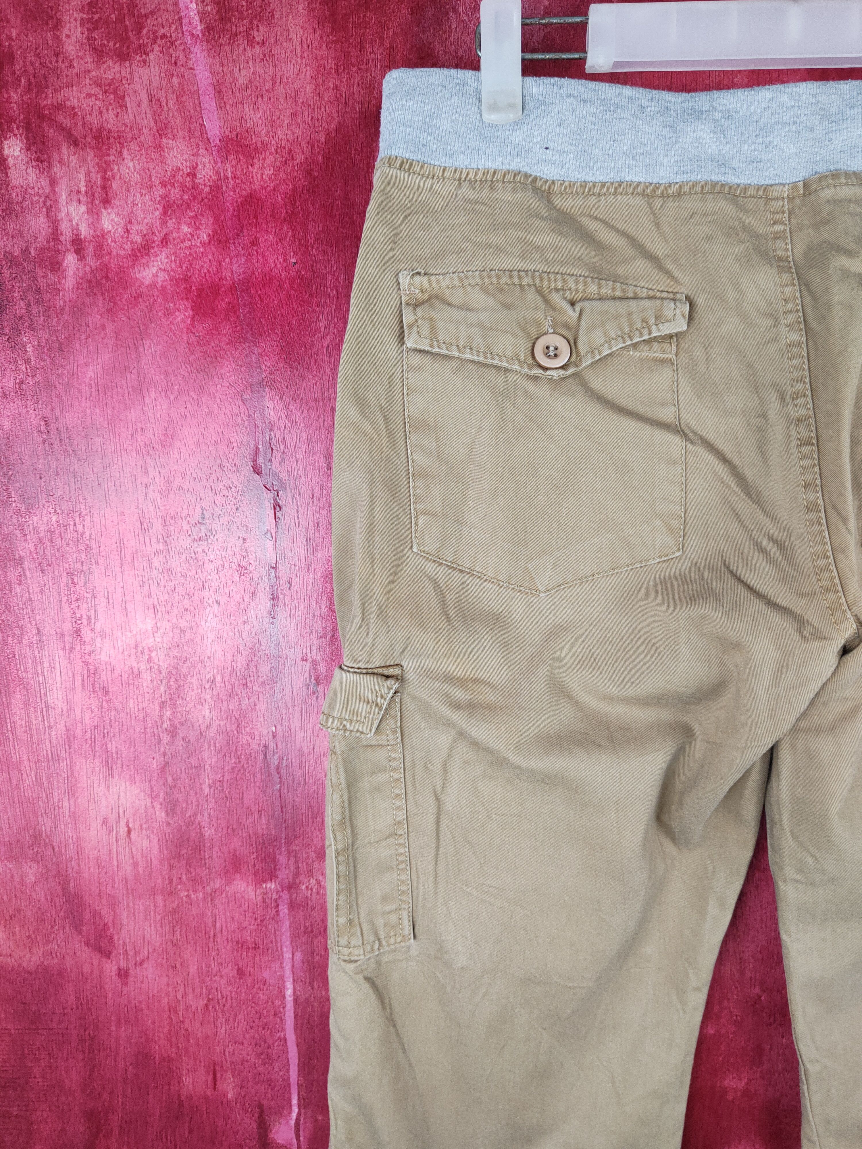 Japanese Brand × Vintage Japanese Brand Brown Multi Pocket Tactical Cargo Pants #S481 Size US 32 / EU 48 - 8 Thumbnail