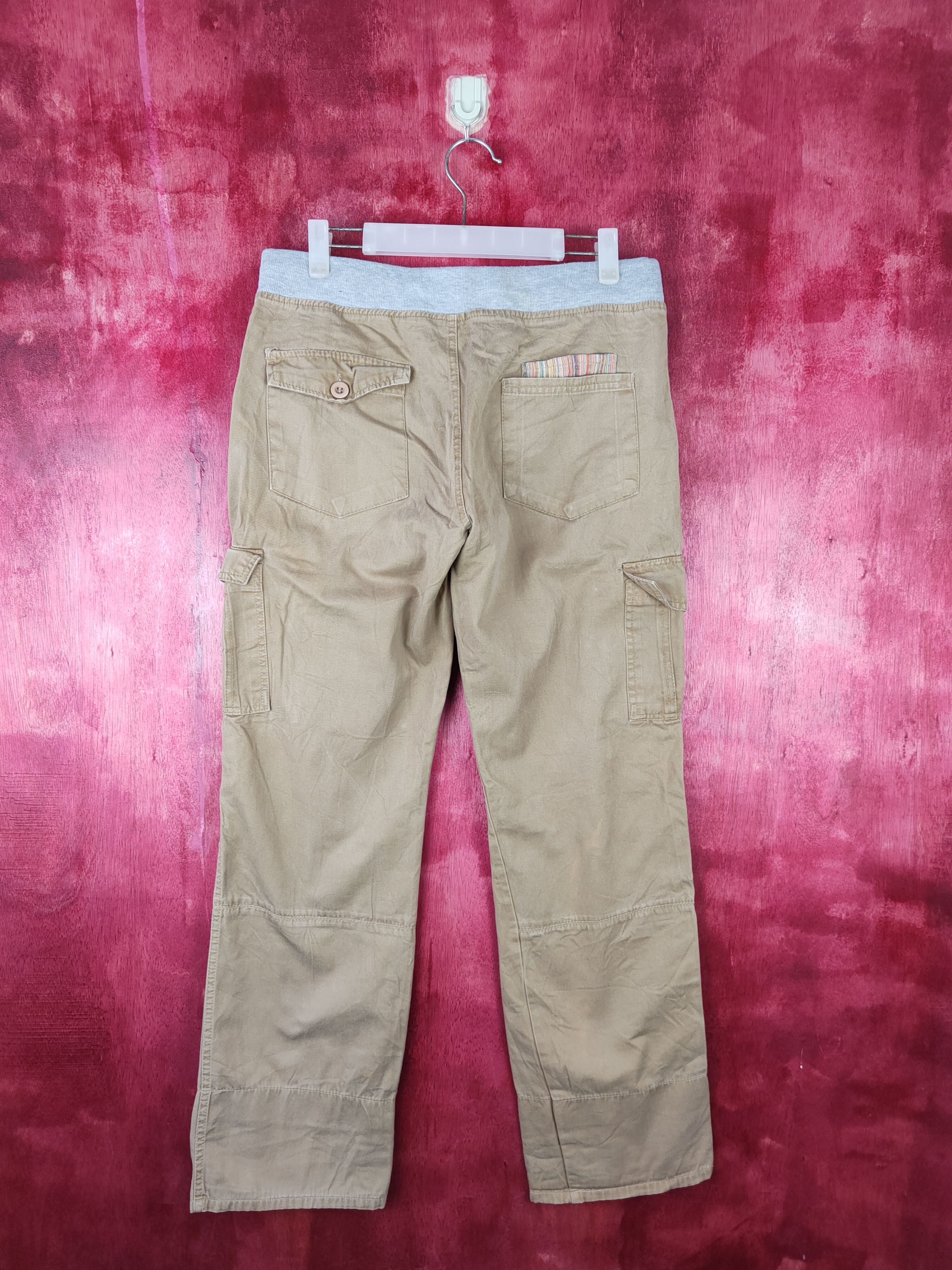 Japanese Brand × Vintage Japanese Brand Brown Multi Pocket Tactical Cargo Pants #S481 Size US 32 / EU 48 - 7 Thumbnail