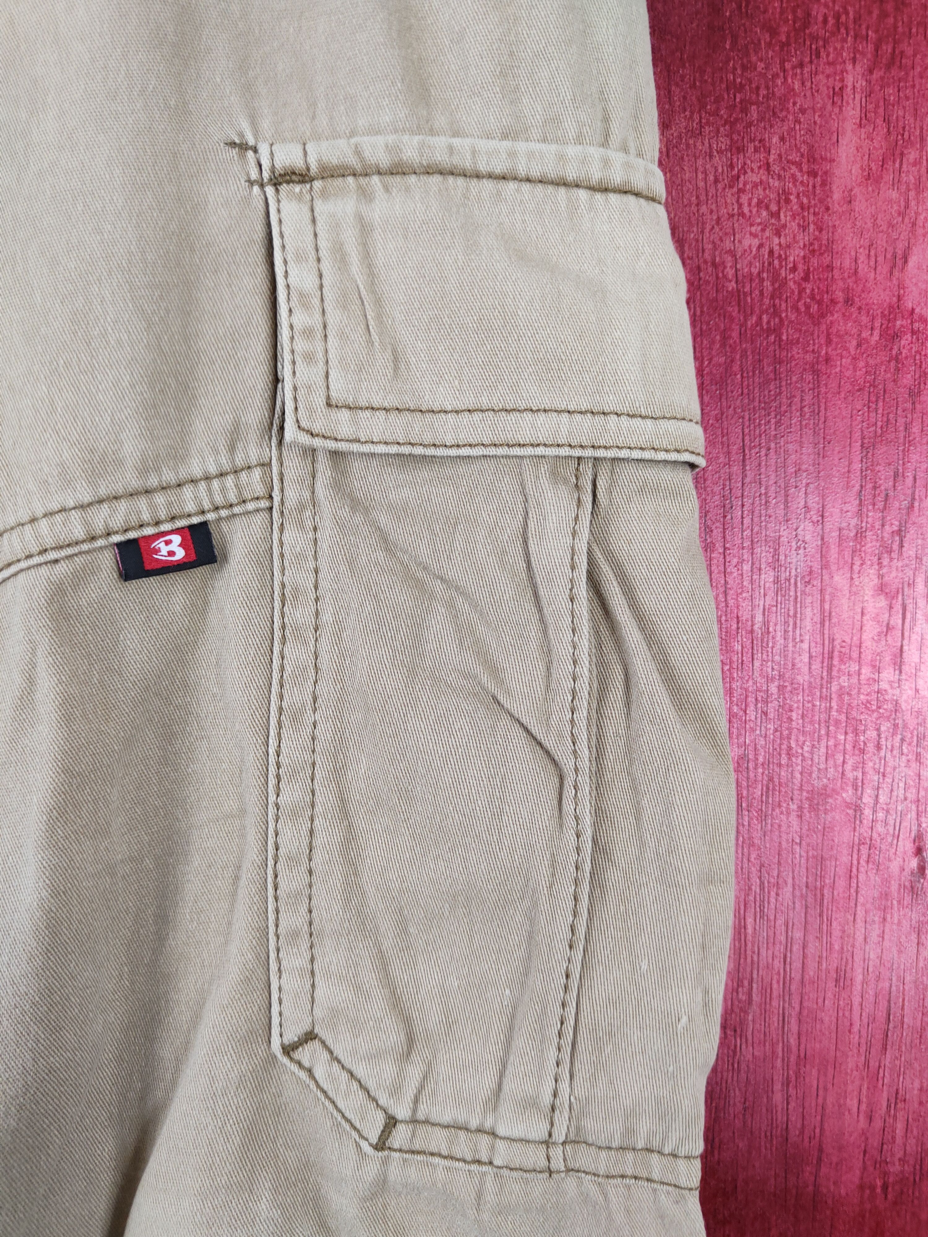 Japanese Brand × Vintage Burtle Brown Multi Pocket Tactical Cargo Pants #S438 Size US 33 - 6 Thumbnail