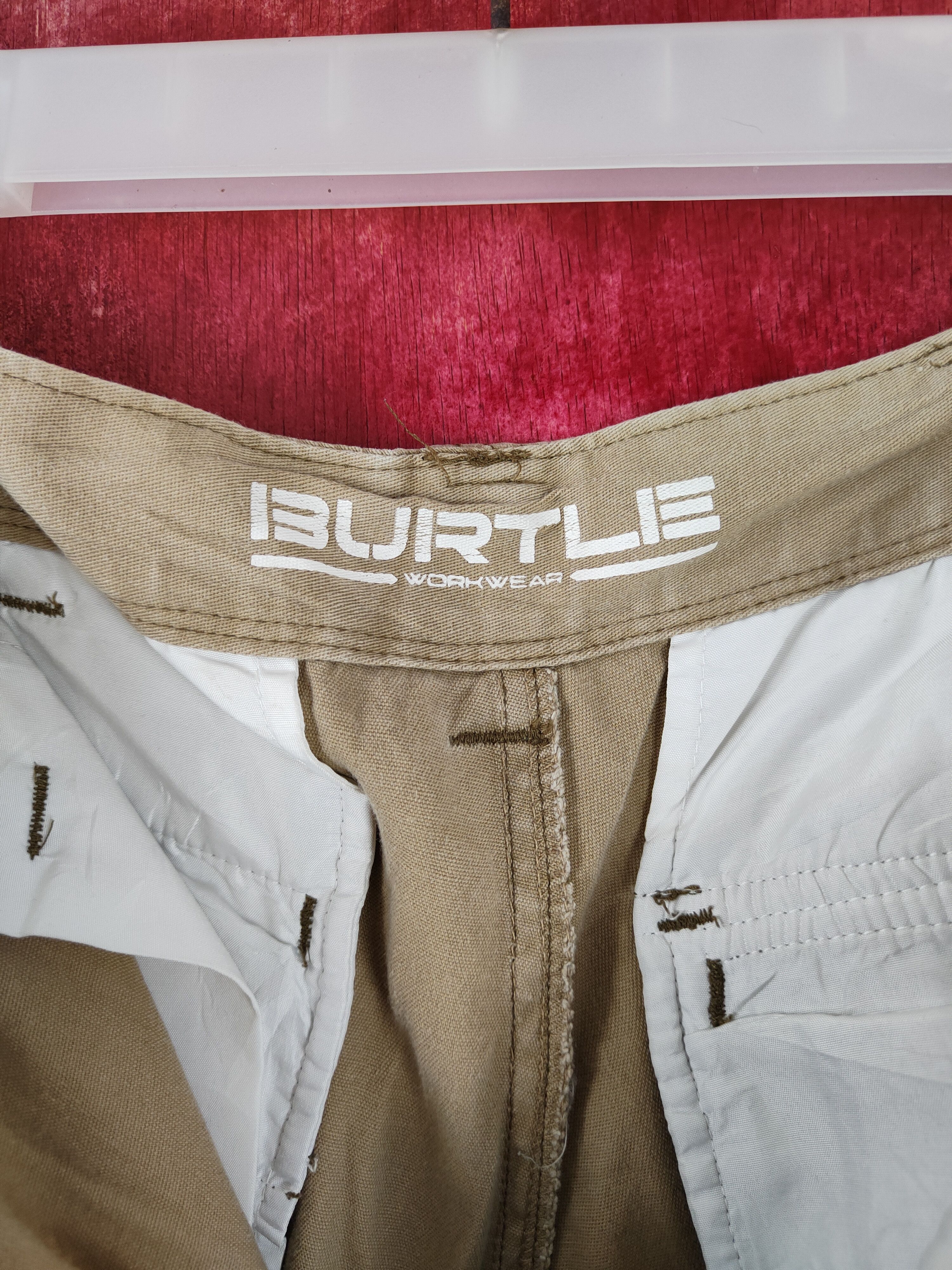 Japanese Brand × Vintage Burtle Brown Multi Pocket Tactical Cargo Pants #S438 Size US 33 - 13 Thumbnail