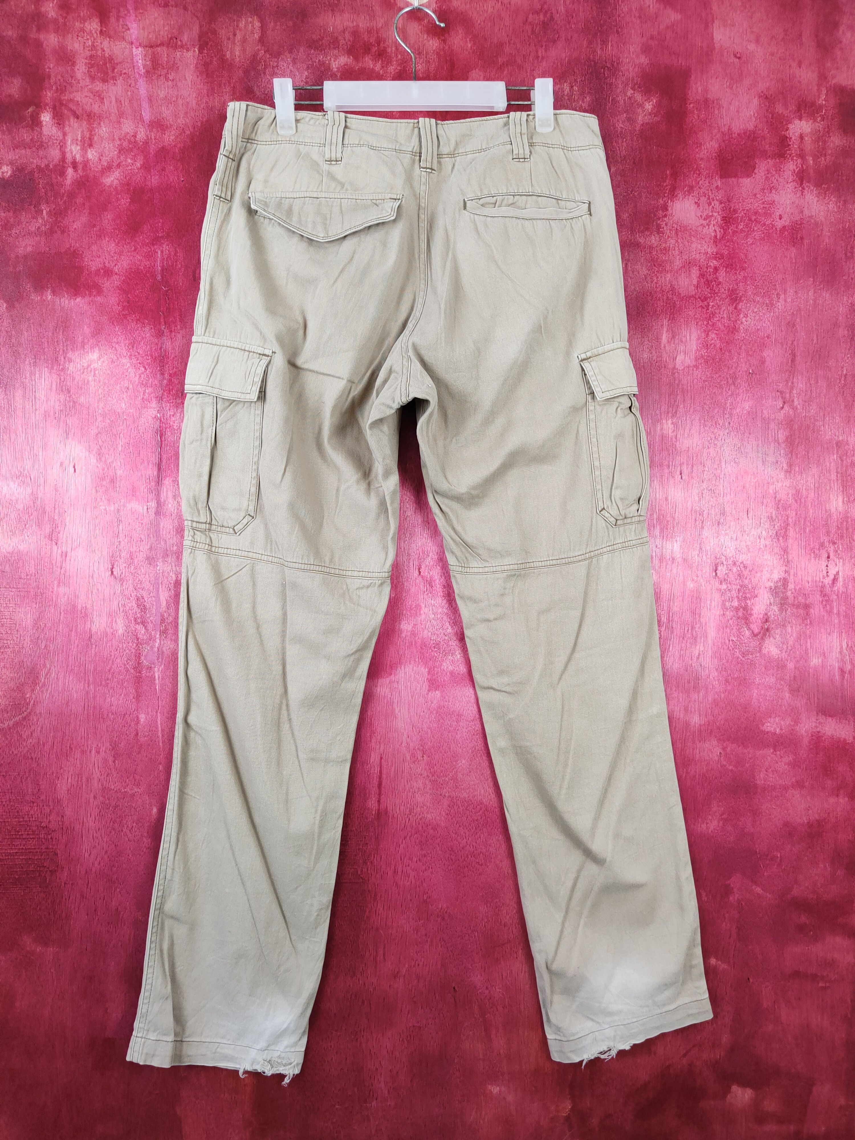 Japanese Brand × Vintage Burtle Brown Multi Pocket Tactical Cargo Pants #S438 Size US 33 - 8 Thumbnail