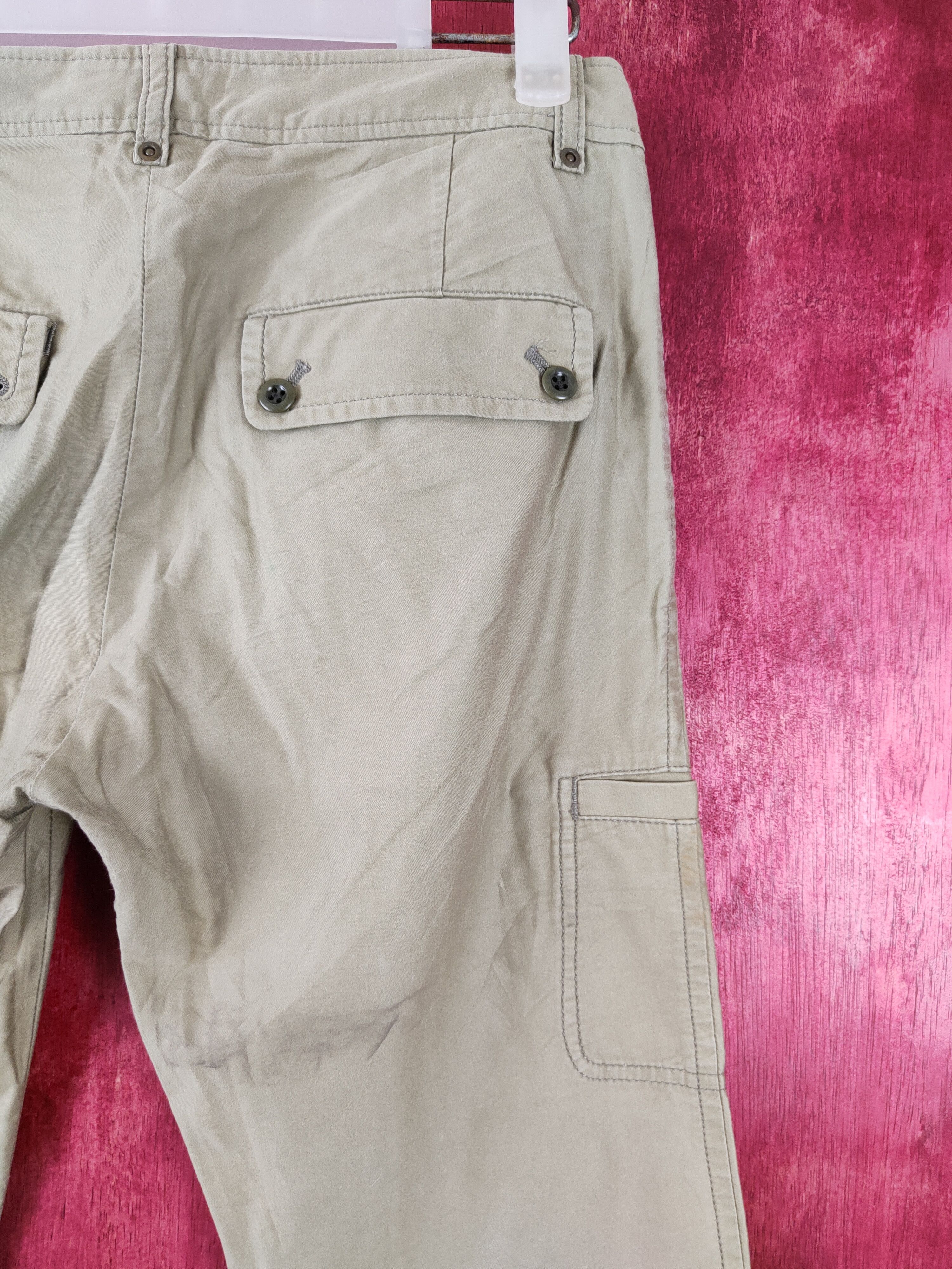 Japanese Brand Human Woman Multi Pocket Tactical Cargo Pants #S432 Size 26" / US 2 / IT 38 - 13 Thumbnail