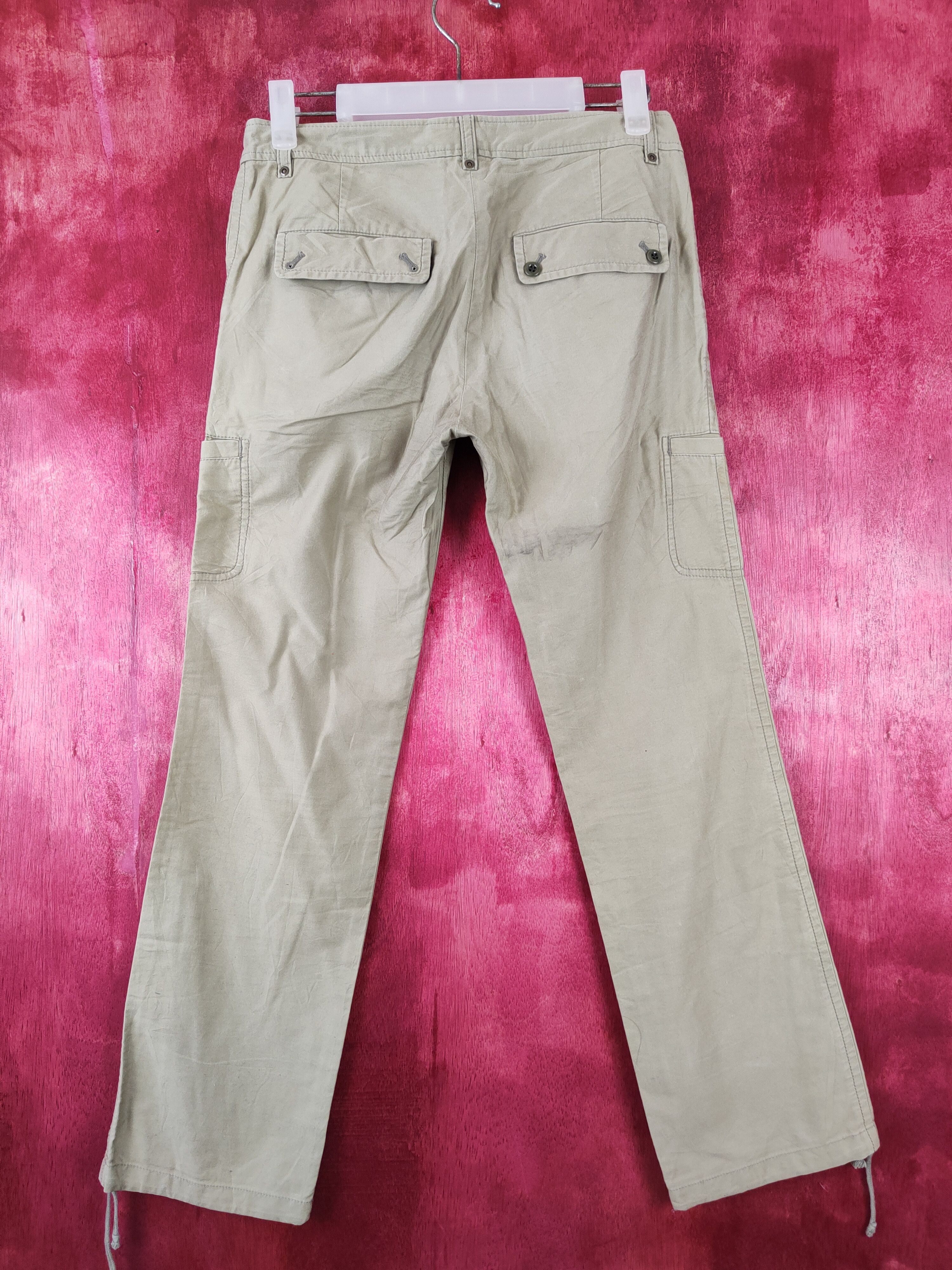 Japanese Brand Human Woman Multi Pocket Tactical Cargo Pants #S432 Size 26" / US 2 / IT 38 - 9 Thumbnail