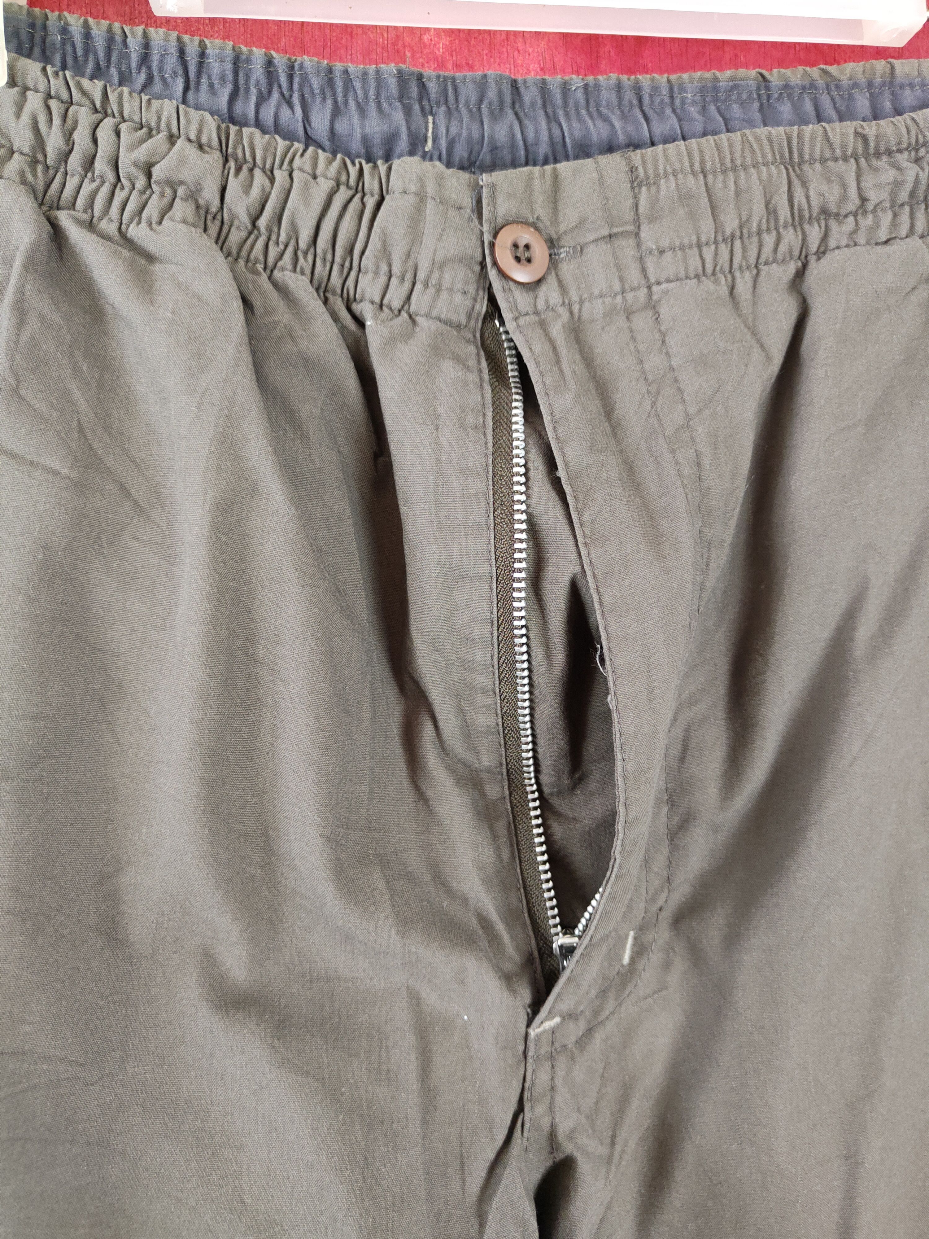 Japanese Brand × Vintage First Down Army Green Multi Pocket Sweatpants #S429 Size US 34 / EU 50 - 3 Thumbnail
