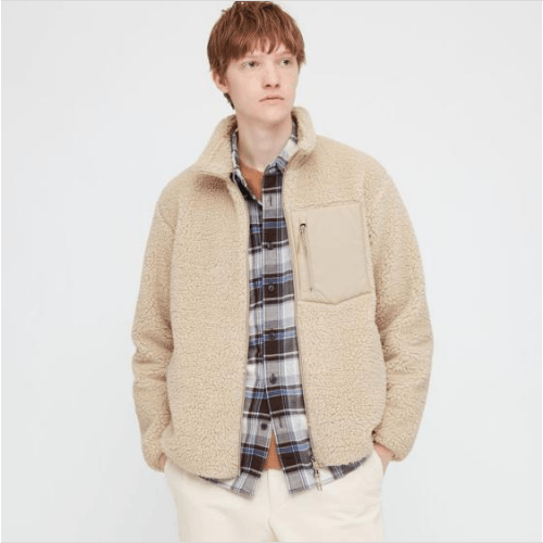 Japanese Brand Uniqlo WINDPROOF PILE-LINED FLEECE JACKET Size US L / EU 52-54 / 3 - 1 Thumbnail