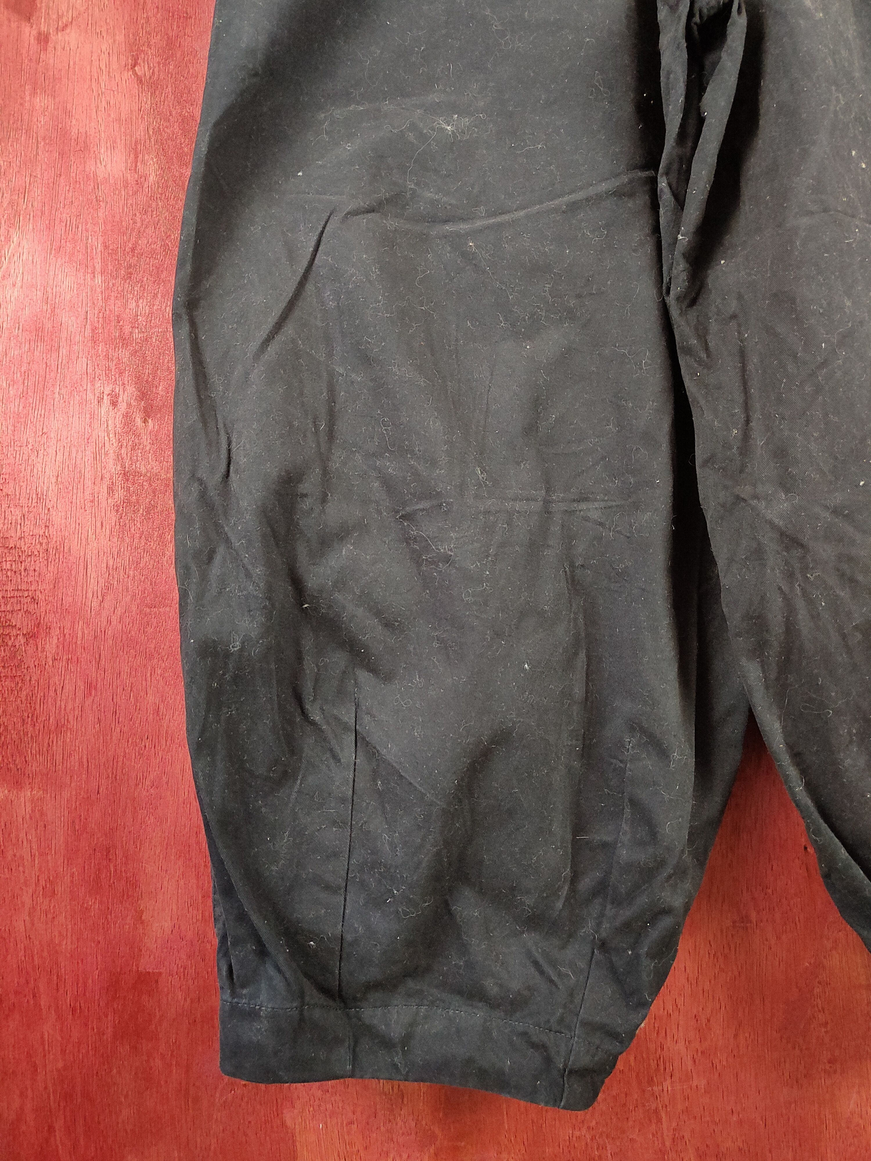 Japanese Brand Samansa Mos2 Black Multi Pocket Tactical Jumpsuits #S428 Size US 34 / EU 50 - 11 Thumbnail