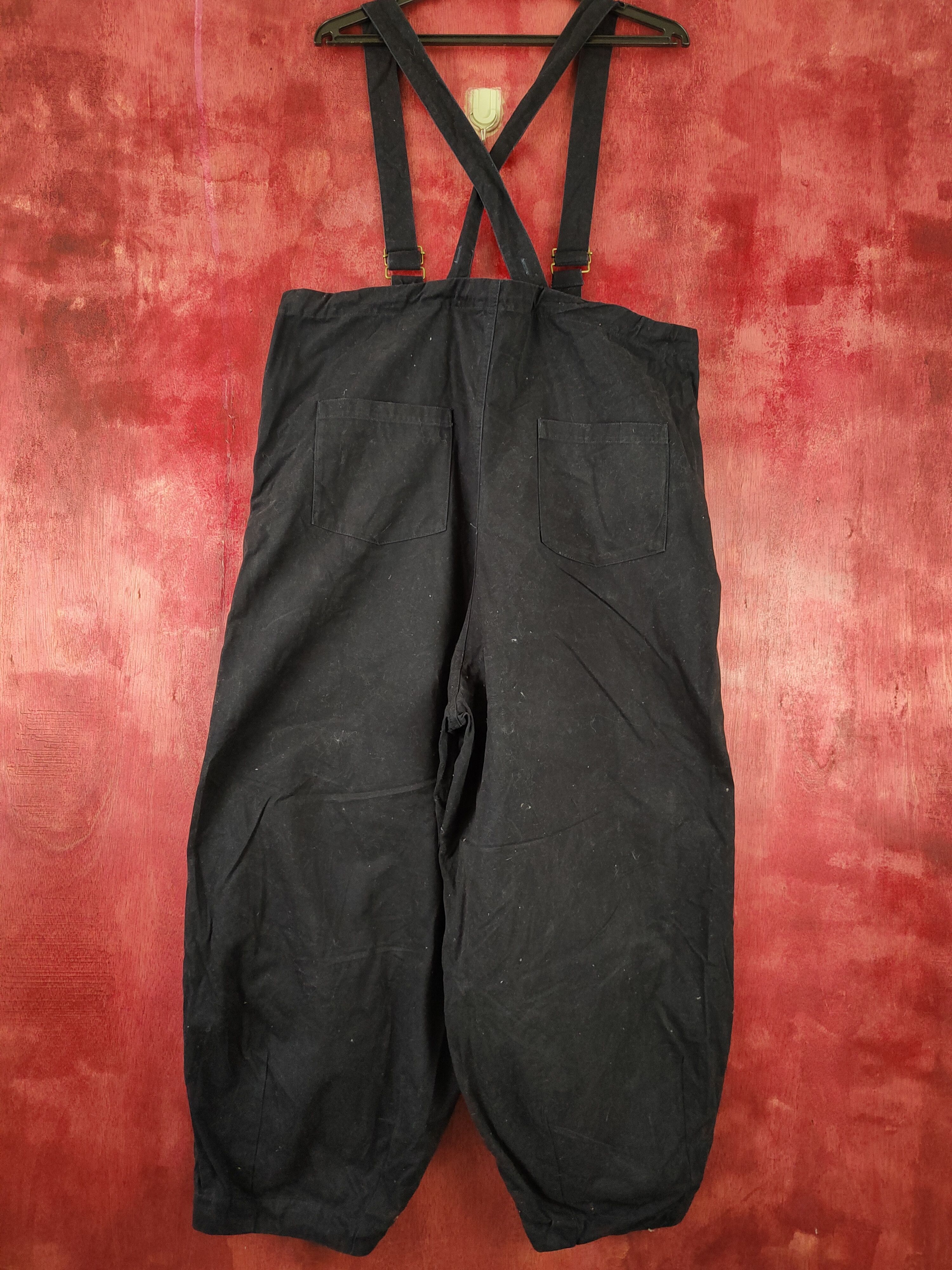 Japanese Brand Samansa Mos2 Black Multi Pocket Tactical Jumpsuits #S428 Size US 34 / EU 50 - 8 Thumbnail