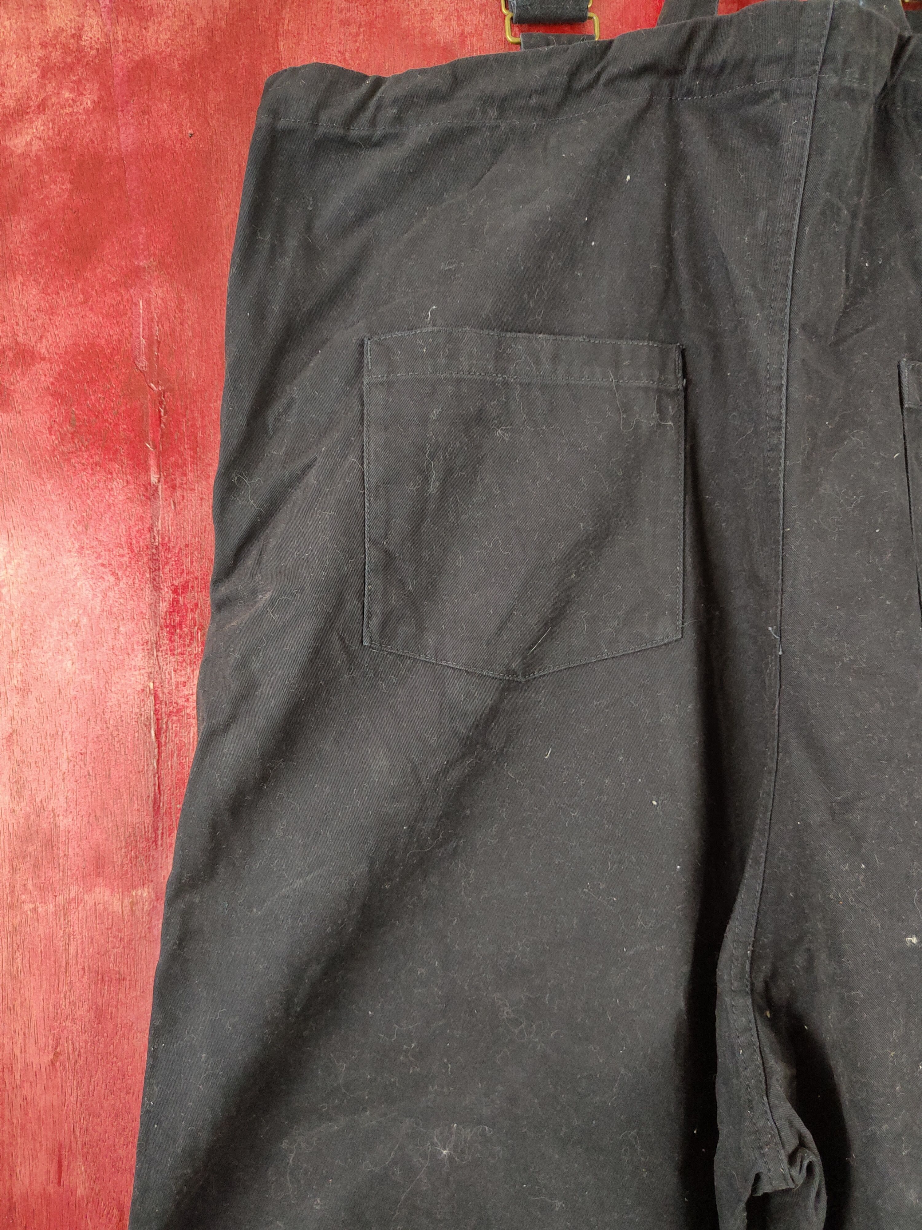 Japanese Brand Samansa Mos2 Black Multi Pocket Tactical Jumpsuits #S428 Size US 34 / EU 50 - 10 Thumbnail