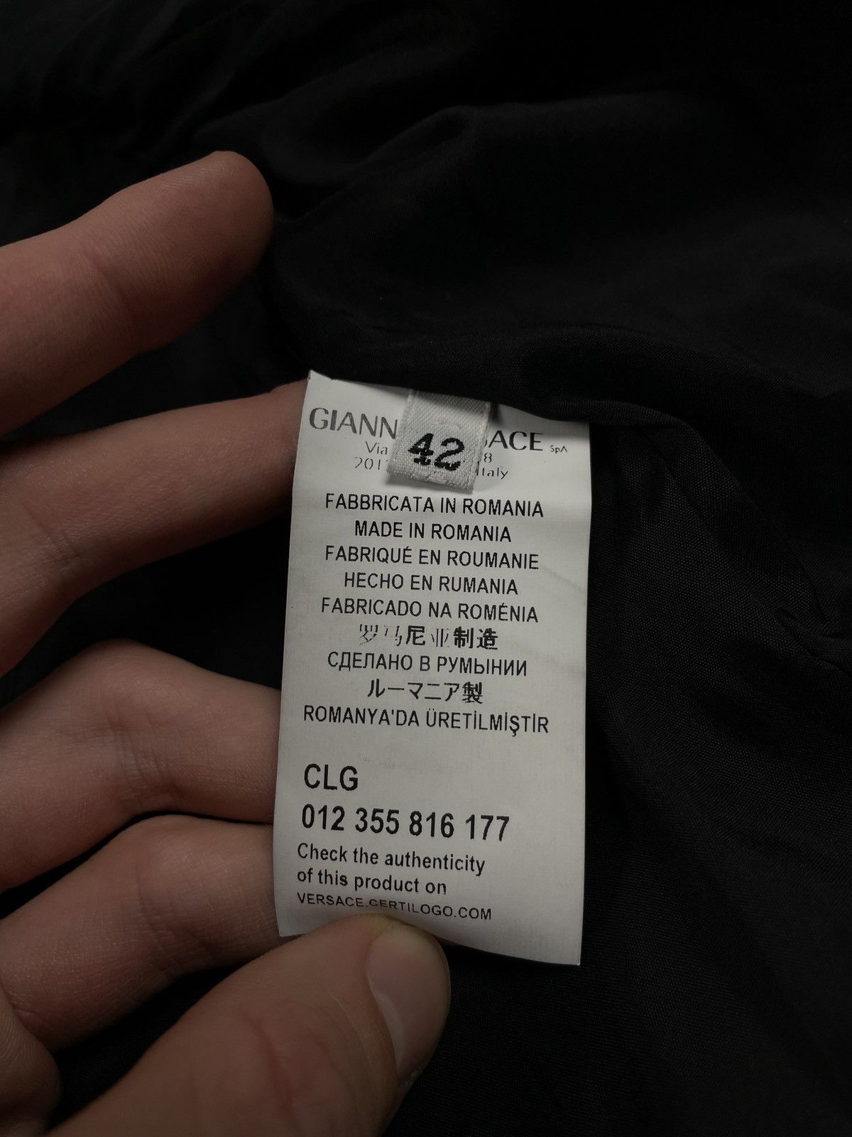 Versace Versace Thick Coat Asymmetric Luxury Size M / US 6-8 / IT 42-44 - 5 Thumbnail