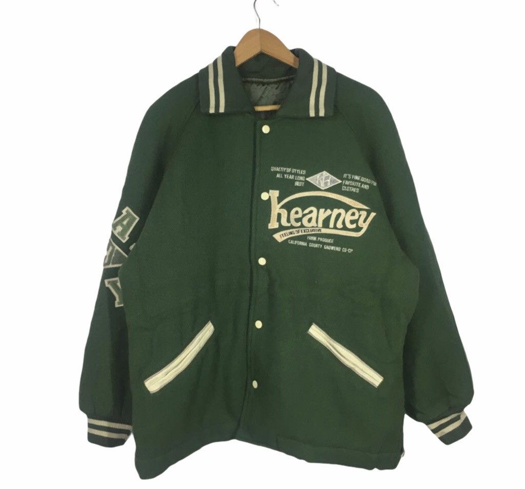Japanese Brand × Vintage Vintage Kearney House Varsity Jacket Size US L / EU 52-54 / 3 - 1 Thumbnail
