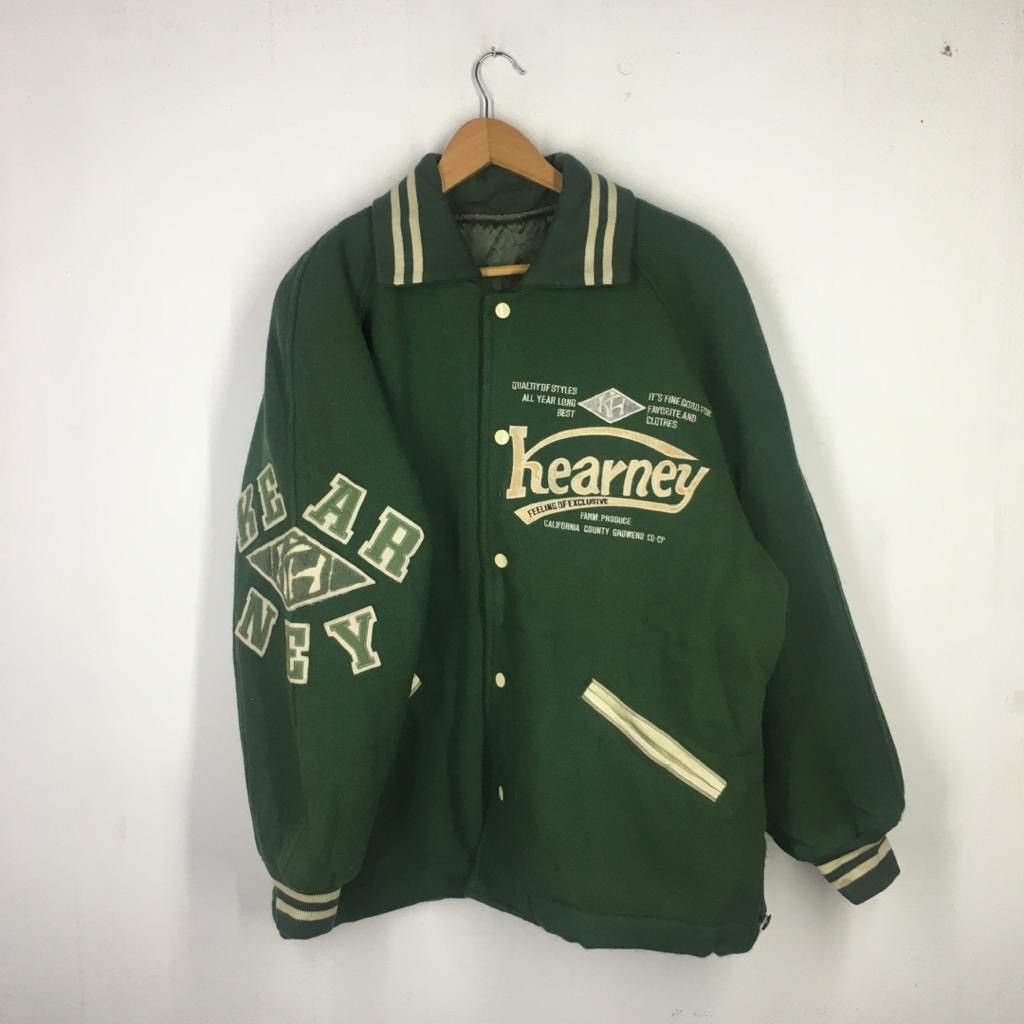 Japanese Brand × Vintage Vintage Kearney House Varsity Jacket Size US L / EU 52-54 / 3 - 2 Thumbnail