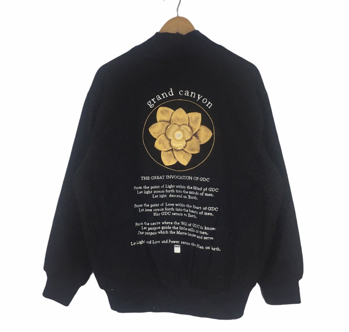 ジャケット・アウター grand canyon GDC weekend setup Medium M Vintage Gdc Grand Canyon Varsity Jacket