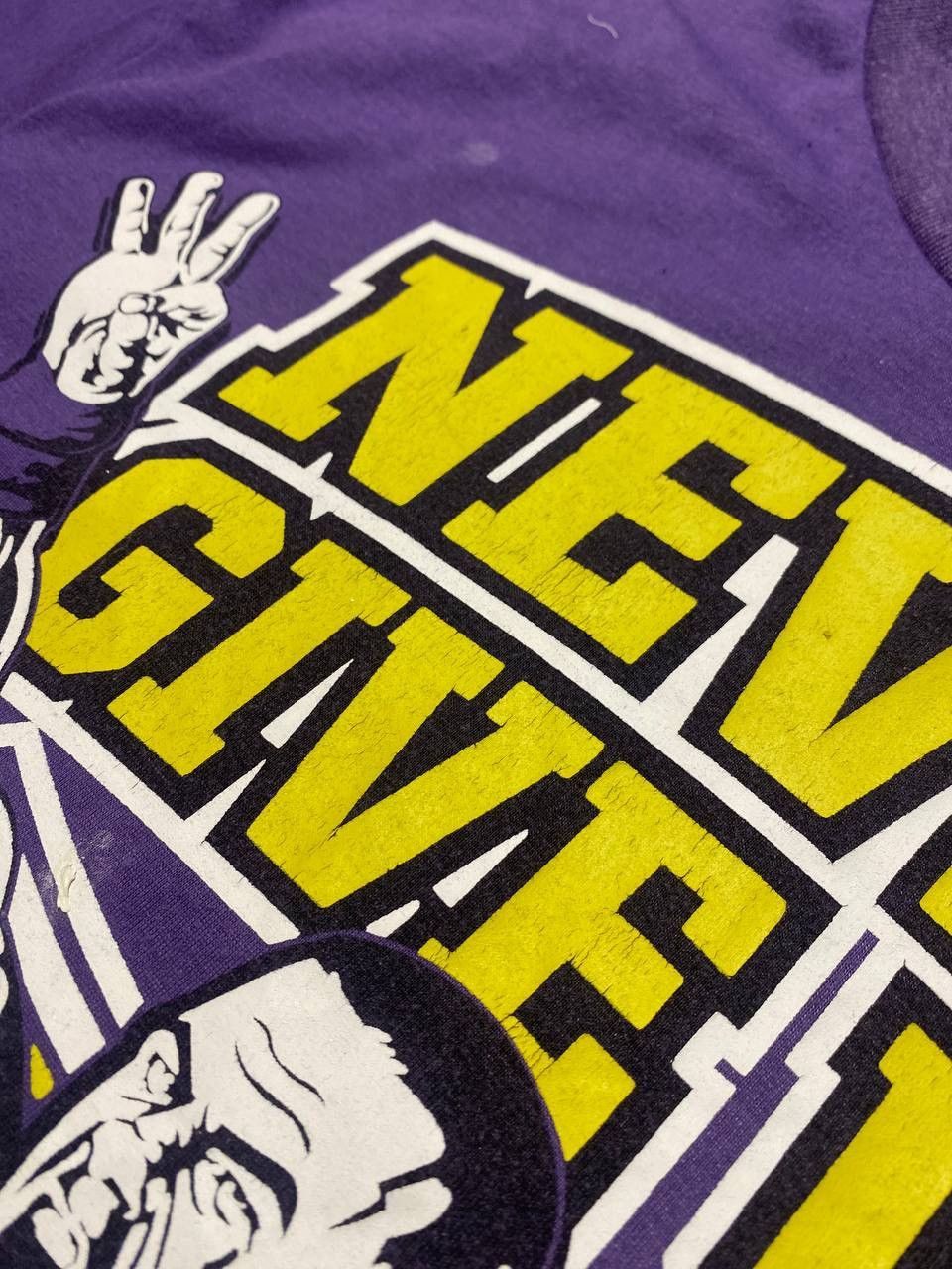 WWE WWE WWF John Cena Never Give UP Me T-Shirt Distrissed Size US M / EU 48-50 / 2 - 5 Thumbnail