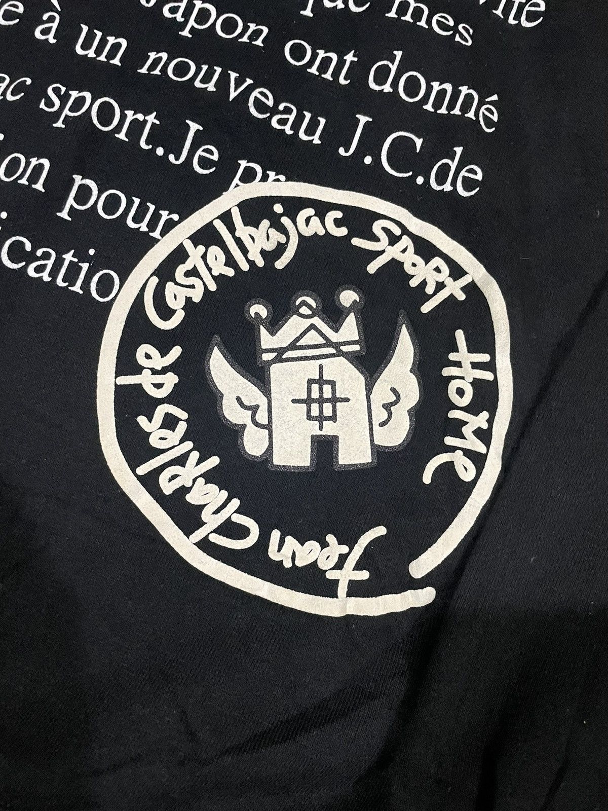 Designer Rare💥Jean Charles De Castelbajac Spellout Jumper Sweater Size US L / EU 52-54 / 3 - 8 Thumbnail